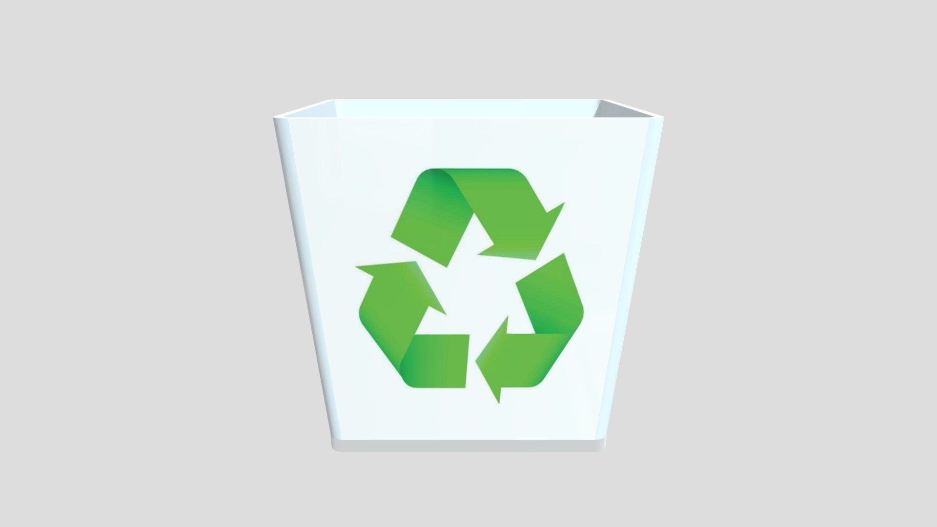 The  old recycle bin icon of windows10! - Recycle Bin - Download Free 3D model by systemmanager 3d model