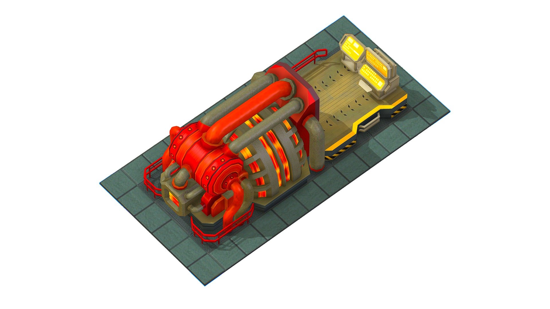 isometrical Installation Power Plant Generator 03 - Maya file encluded - isometrical Installation Power Plant Generator 3 - Buy Royalty Free 3D model by Oleg Shuldiakov (@olegshuldiakov) 3d model
