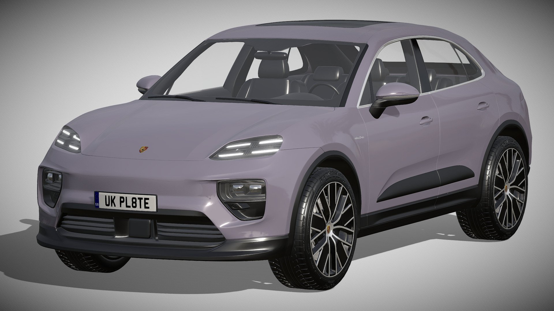 Porsche Macan 4 Electric

https://www.porsche.com/germany/models/macan/macan-electric-models/macan-4-electric/

Clean geometry Light weight model, yet completely detailed for HI-Res renders. Use for movies, Advertisements or games

Corona render and materials

All textures include in *.rar files

Lighting setup is not included in the file! - Porsche Macan 4 Electric - Buy Royalty Free 3D model by zifir3d 3d model