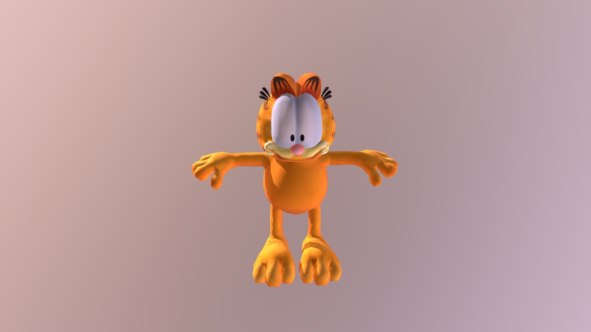 Garfield - Download Free 3D model by GarfDaddy 3d model