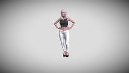 Popstar cc-character, character, game, animation, animated, rigged