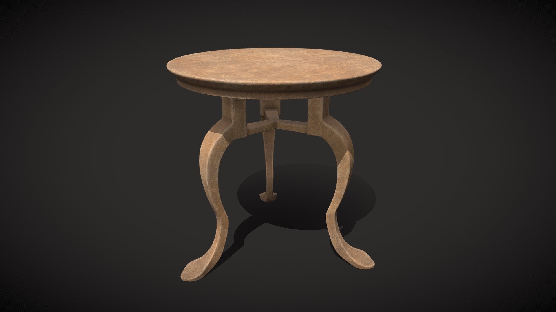 The tables in Roman times used to have one foot, although they had three, four or five legs, used as luxury furniture they could be made of stone, bronze or marble, the three-legged ones being the most common use (Mensa tripens). Those for eating were round and the square or rectangular ones were used in military camps. Citrus wood was considered appropriate for dinner tables, because the wine and sauces served did not leave it marked.
Historically accurate game ready asset modeled in Blender and high quality PBR (Diffuse/Metallic/Roughness/Normal_OpenGL) textures in Substance Painter at 4k 2k and 1k resolution and subdivision ready for different LOD implementations, at FBX and OBJ and .blend files.

LOD 00
Vertex 20354
Faces 20350

LOD 01
Vertex 5090
Faces 5089

References
https://www.youtube.com/watch?v=Xwff6XfPOIU
https://www.ilmattino.it/napoli/cultura/pompei_come_duemila_anni_fa_arredi_ricostruiti_nelle_domus-1888961.html
https://gladiatrixenlaarena.blogspot.com/2016/08/mobiliario-romano.html - Roman table - Mensa tripens - Buy Royalty Free 3D model by XYZ 3Dassets (@XYZ3Dassets) 3d model