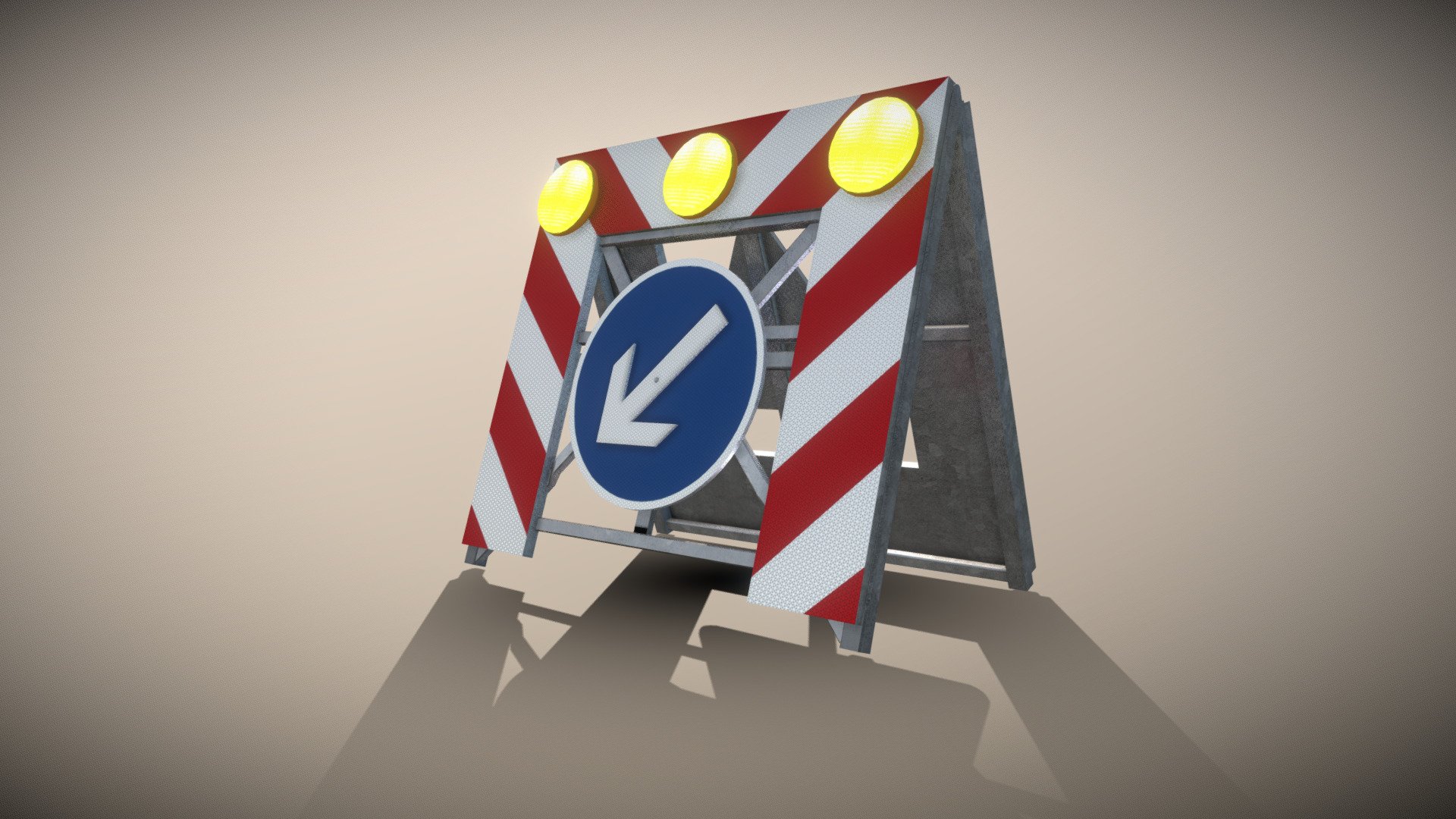The basic road barrier 615 (simple version) with construction site sign but without flashing arrow




Size: 2500 × 1700 mm
 - Basic Road Barrier 615 (simple version) - Buy Royalty Free 3D model by VIS-All-3D (@VIS-All) 3d model