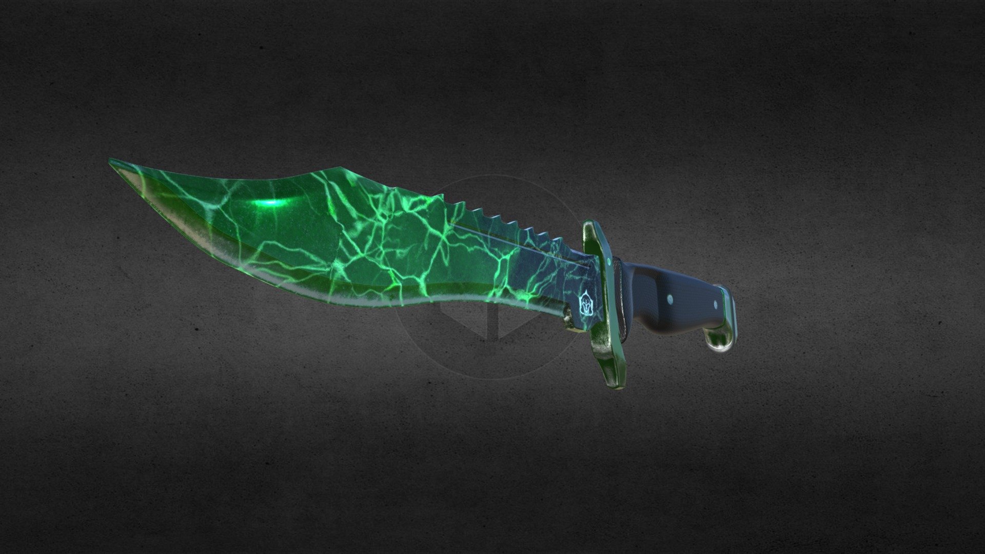 Bowie Knife Emerald Skin
Inspired from CSGO - Emerald Bowie Knife - 3D model by jason (@jasonlee88870) 3d model