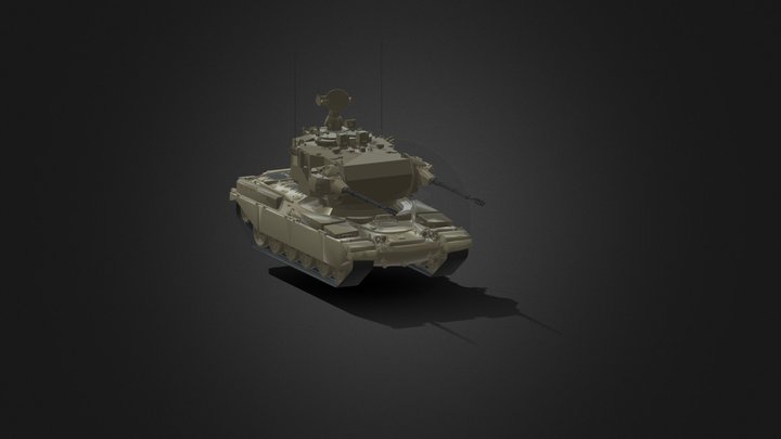 Chieftain Marksman Anti-Air System - 3D model by fantom2205 (@f2205) 3d model