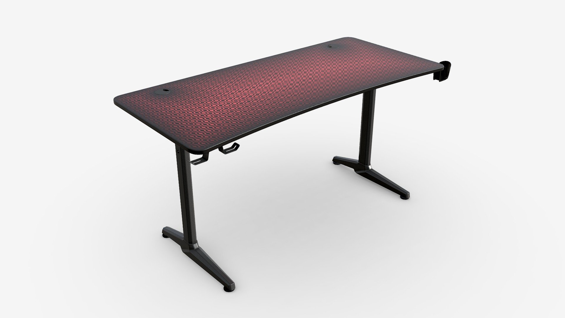 Gaming Computer Desk 60-Inch - Buy Royalty Free 3D model by HQ3DMOD (@AivisAstics) 3d model
