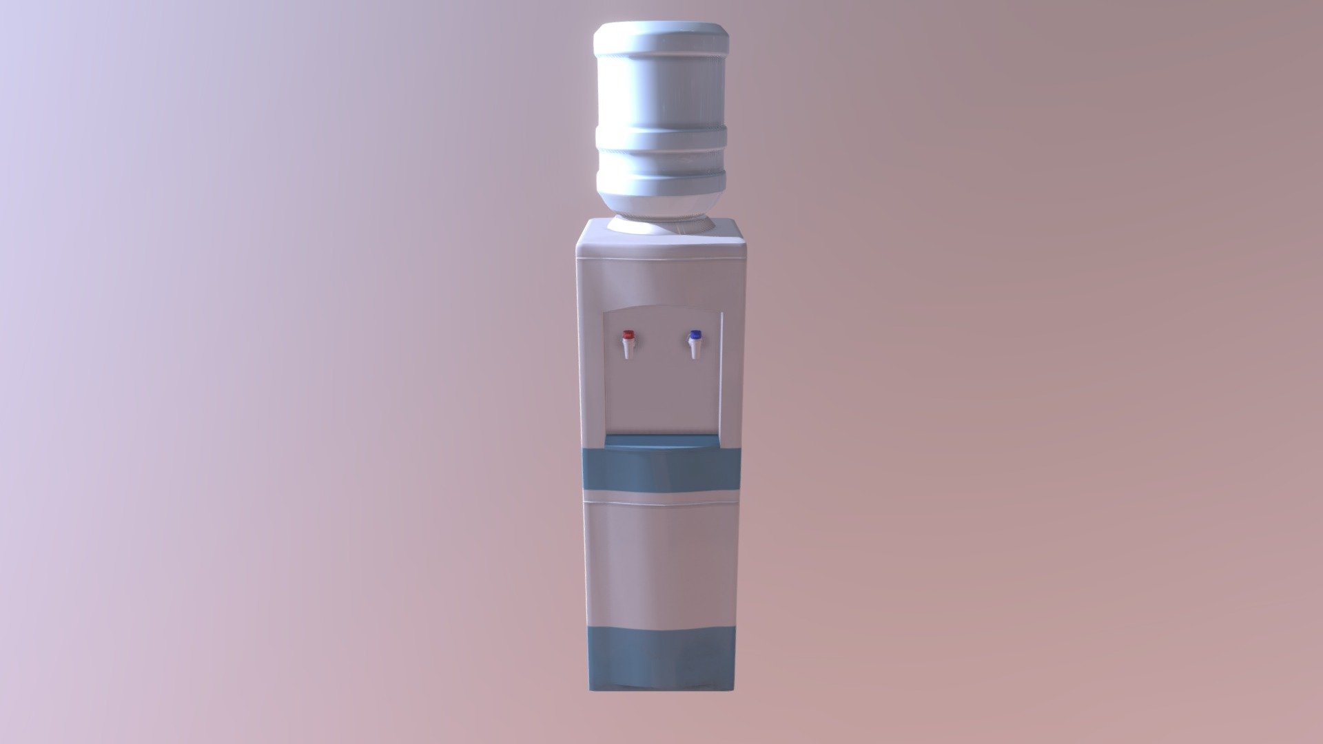 Water Cooler 3D model.

Poly: 1311
Vertex: 1288
in subdivision level 0

2480x2480 JPGTexture
Include Diffuse and Normal

Lowpoly:Yes
Textures :Yes
Materials : Yes
Animated : No
Rig : No
UV: Yes
Unwrapped UVs : Yes,Non-overlapping
Geometry : Polygon Mesh/Polygonal
Poly: 1311
Vertex: 1288

Description For Sketchfab - Water Cooler 01 - 3D model by MadAssets 3d model