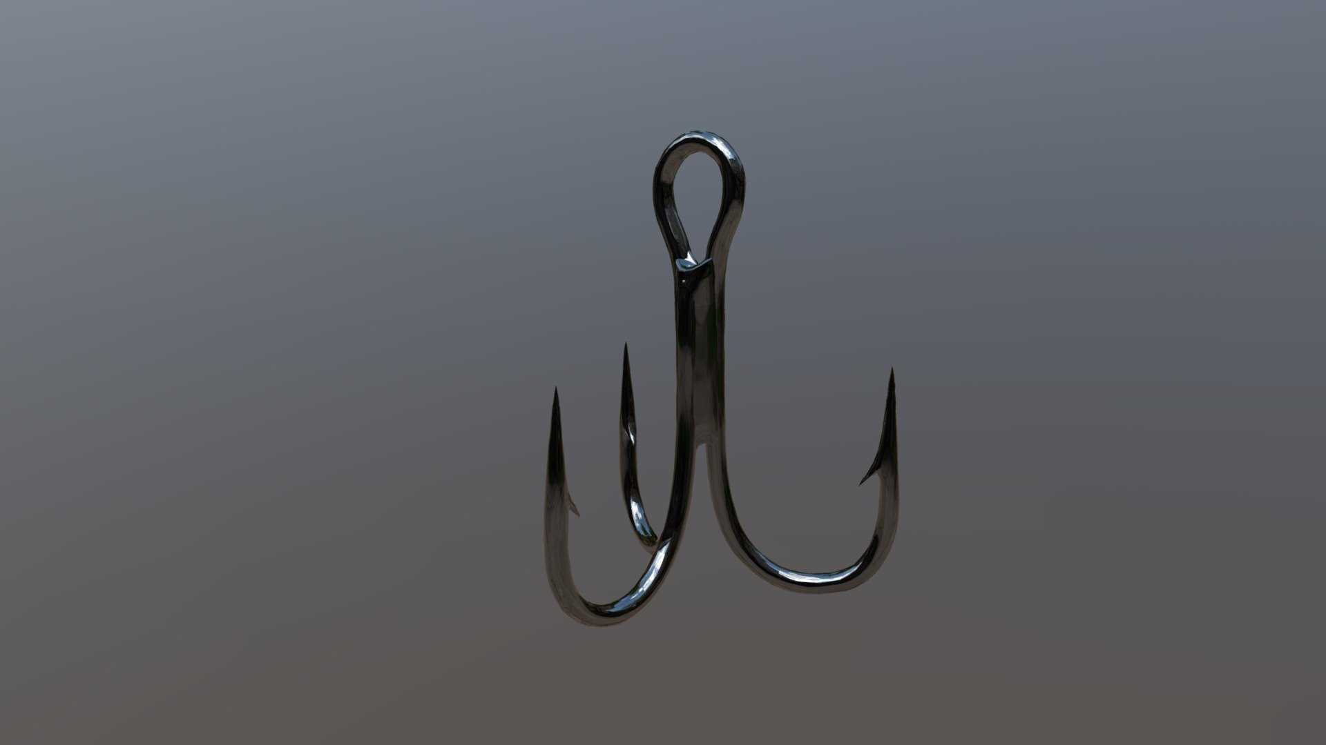 Triple Needle Hook Fishing Material - Triple Hook Fishing Material - 3D model by isa sahinturk (@limitlessisa) 3d model