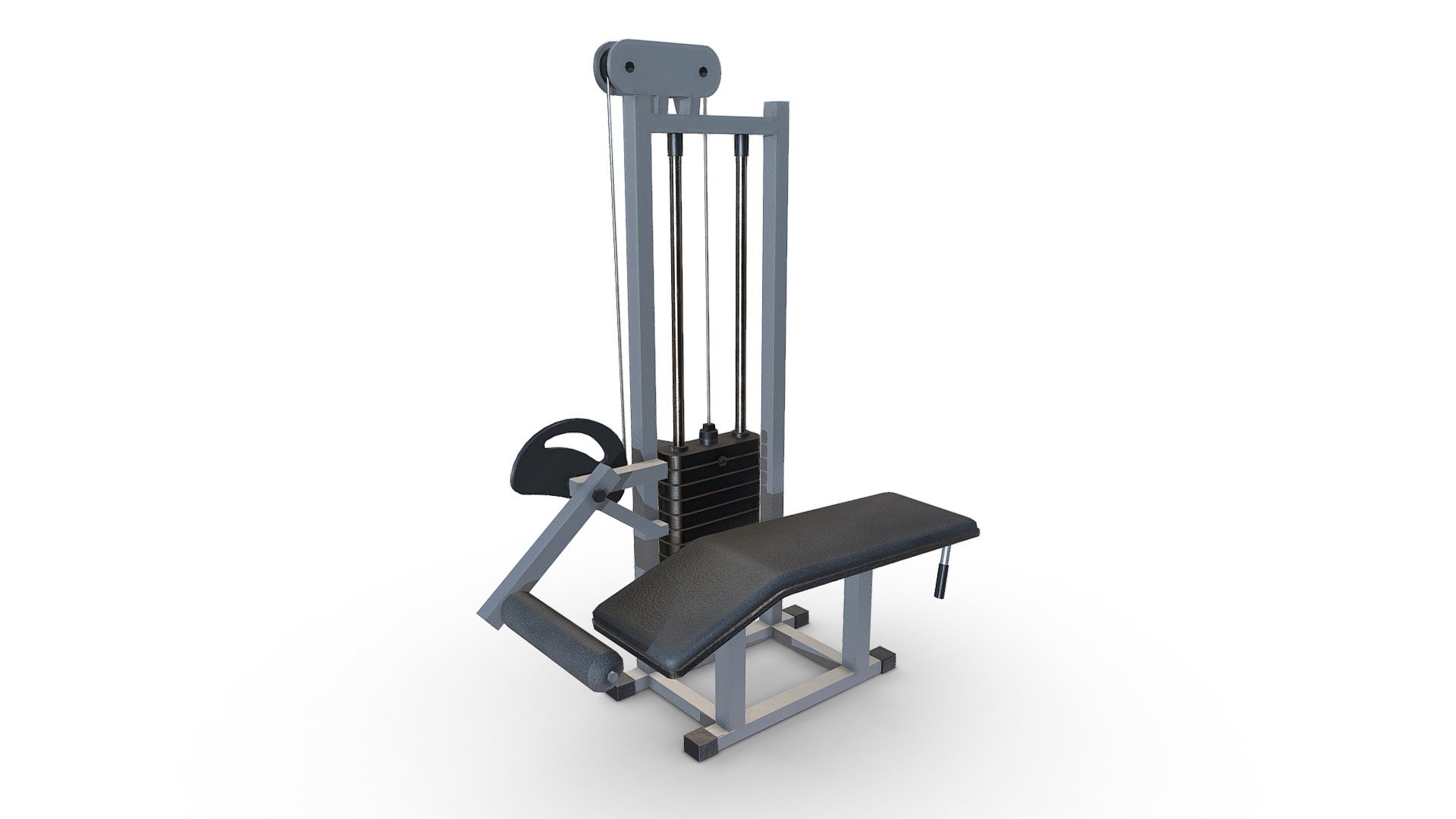 Features:


Low poly.
Ready for games.
Ready for animations.
Optimized.
Separated and nomed parts.
Easy to modify.
All textures includeds and materials applieds.
All formats tested and working.
Textures PBR 2048x2048.
 - Leg Curl Machine - Buy Royalty Free 3D model by Elvair Lima (@elvair) 3d model