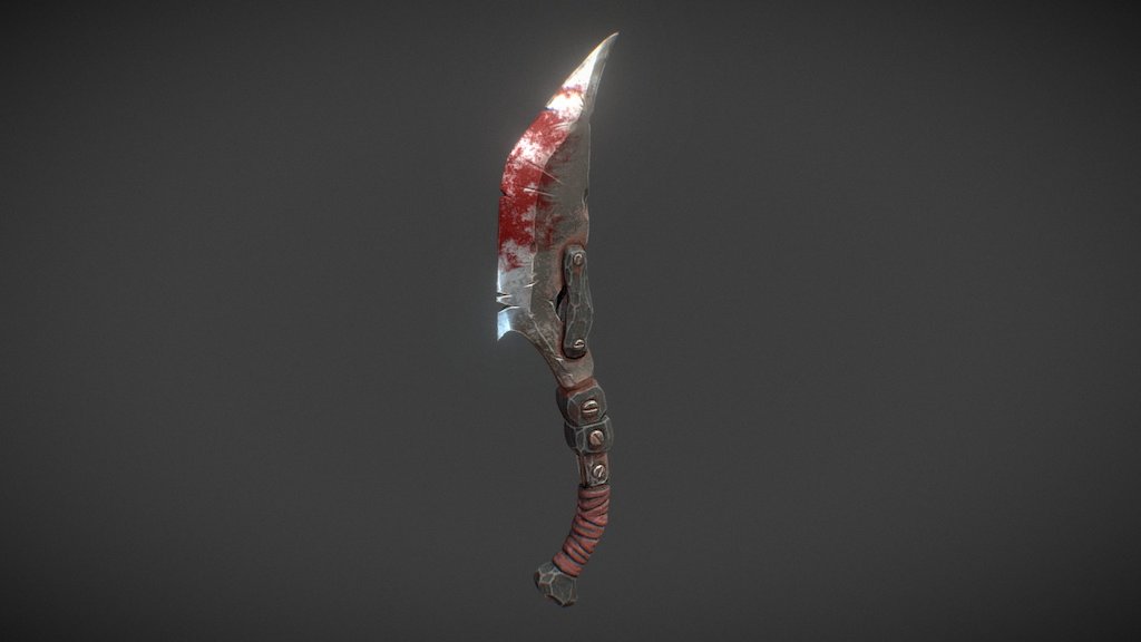 It's not a blade if there is no blood on it&hellip; :D
it's my first time using substance painter&hellip;hope you like it&hellip;

I want to thank my friend and colleague Pavel Gaydarov for the guidance&hellip; - Blade - 3D model by mario musov (@mariomusov) 3d model