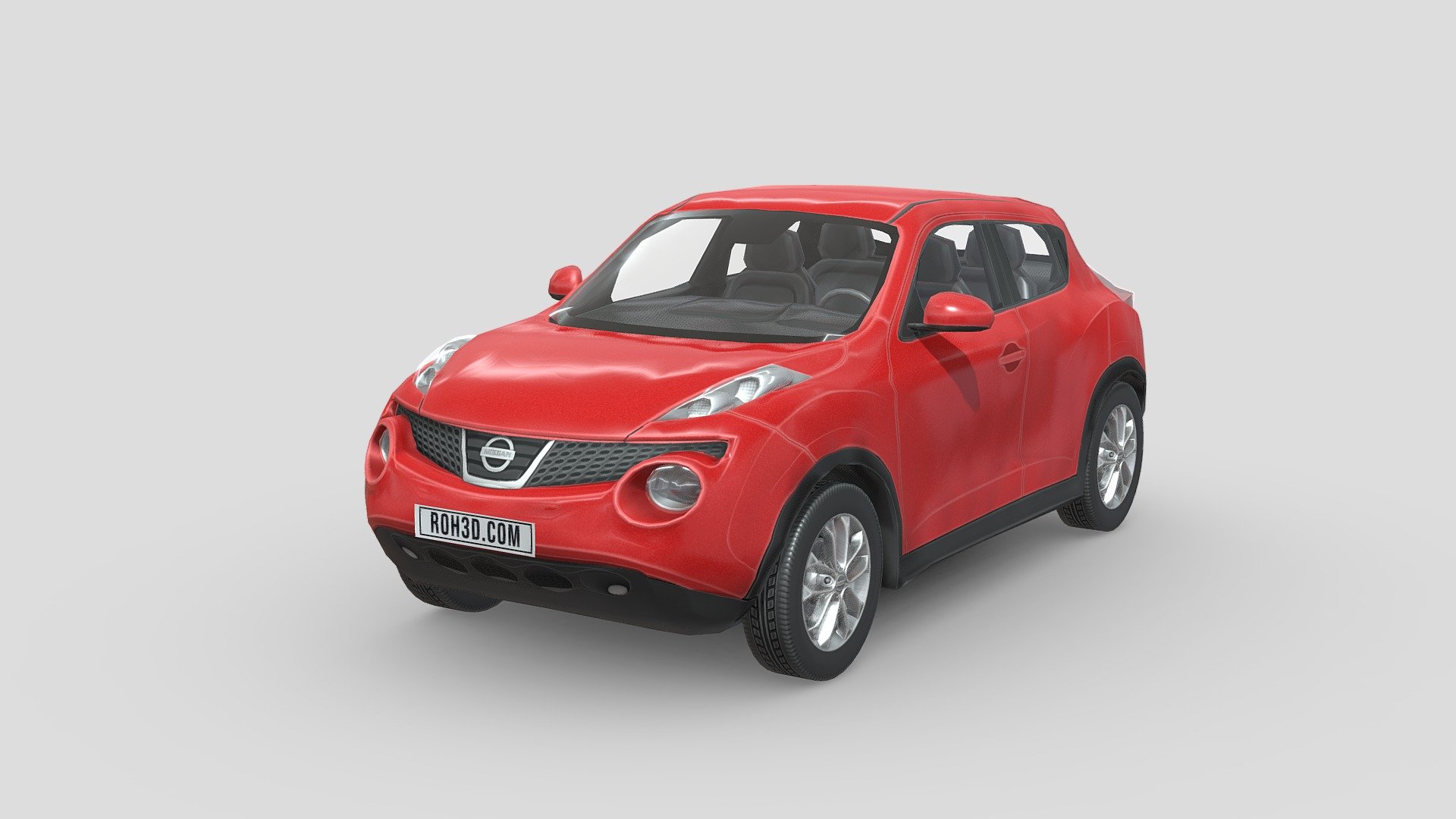 Low Poly Car: Nissan Juke 2011. Nice geometry and surface flow. Perfect for every kind of project 3d model