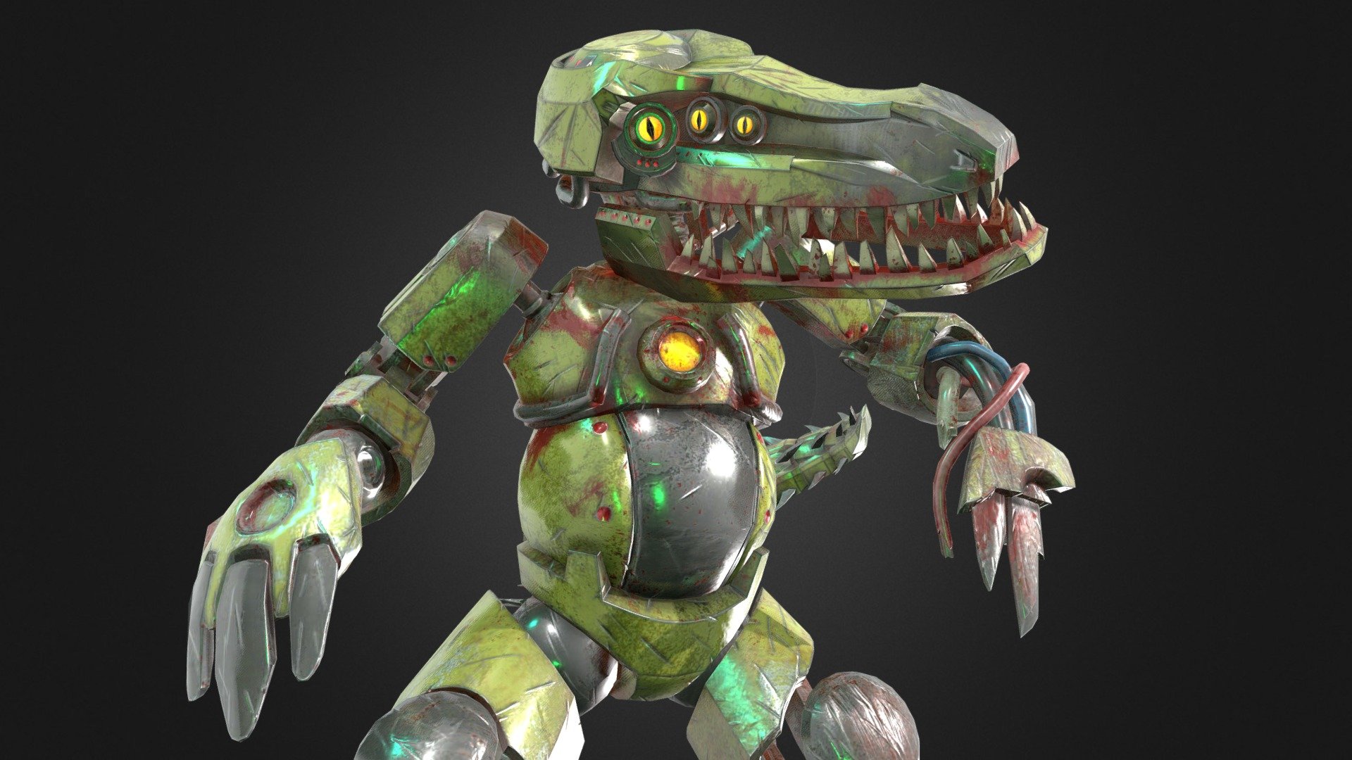 model by: ©Walnut LLC

All rights reserved: ©Walnut LLC

the game where the model comes out: CASE 2: Animatronics Survival https://store.steampowered.com/app/722960/CASE_2_Animatronics_Survival/ - Croc Case 2 - 3D model by JackG205_2 3d model