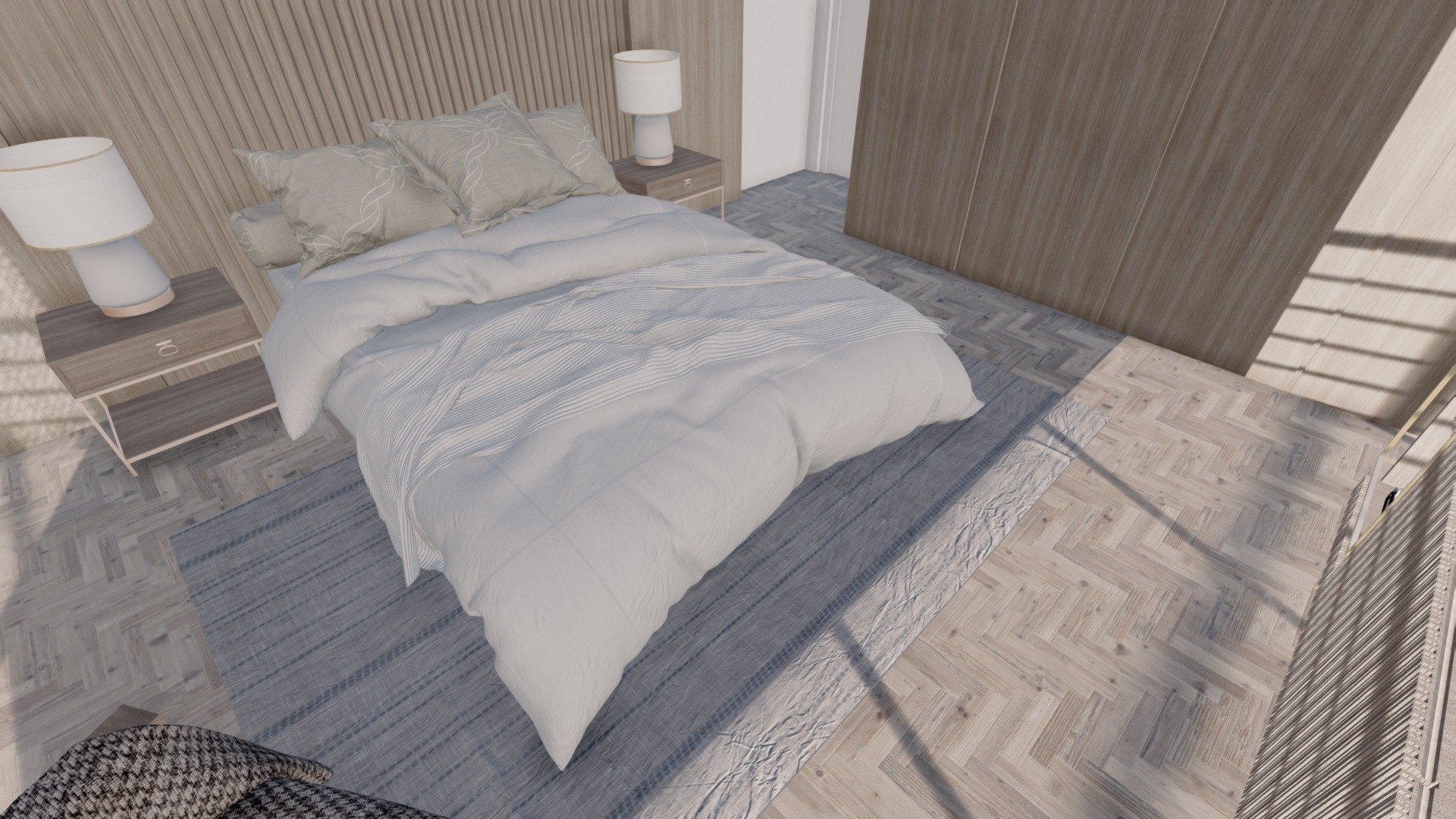 Interior Bedroom
SKP 2018 + VRAY - Twin House - Interior Bedroom - 3D model by Prefixa 3d model