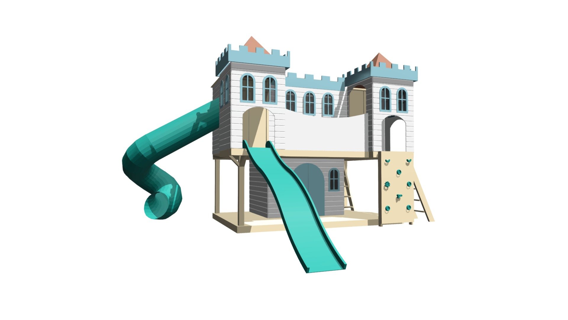 Fantasy Castle - 3D model by playways 3d model
