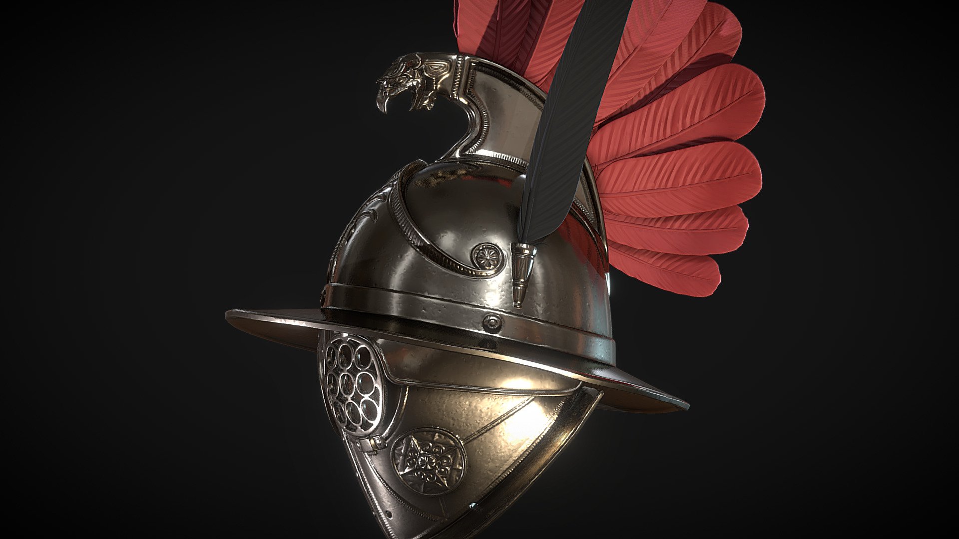 The Thraex or Thracian, was a type of Roman gladiator, armed in the Thracian style. High poly

Let me know if you have any requests.

Enjoy! - Thraex helmet v.2 - Buy Royalty Free 3D model by Omassyx 3d model