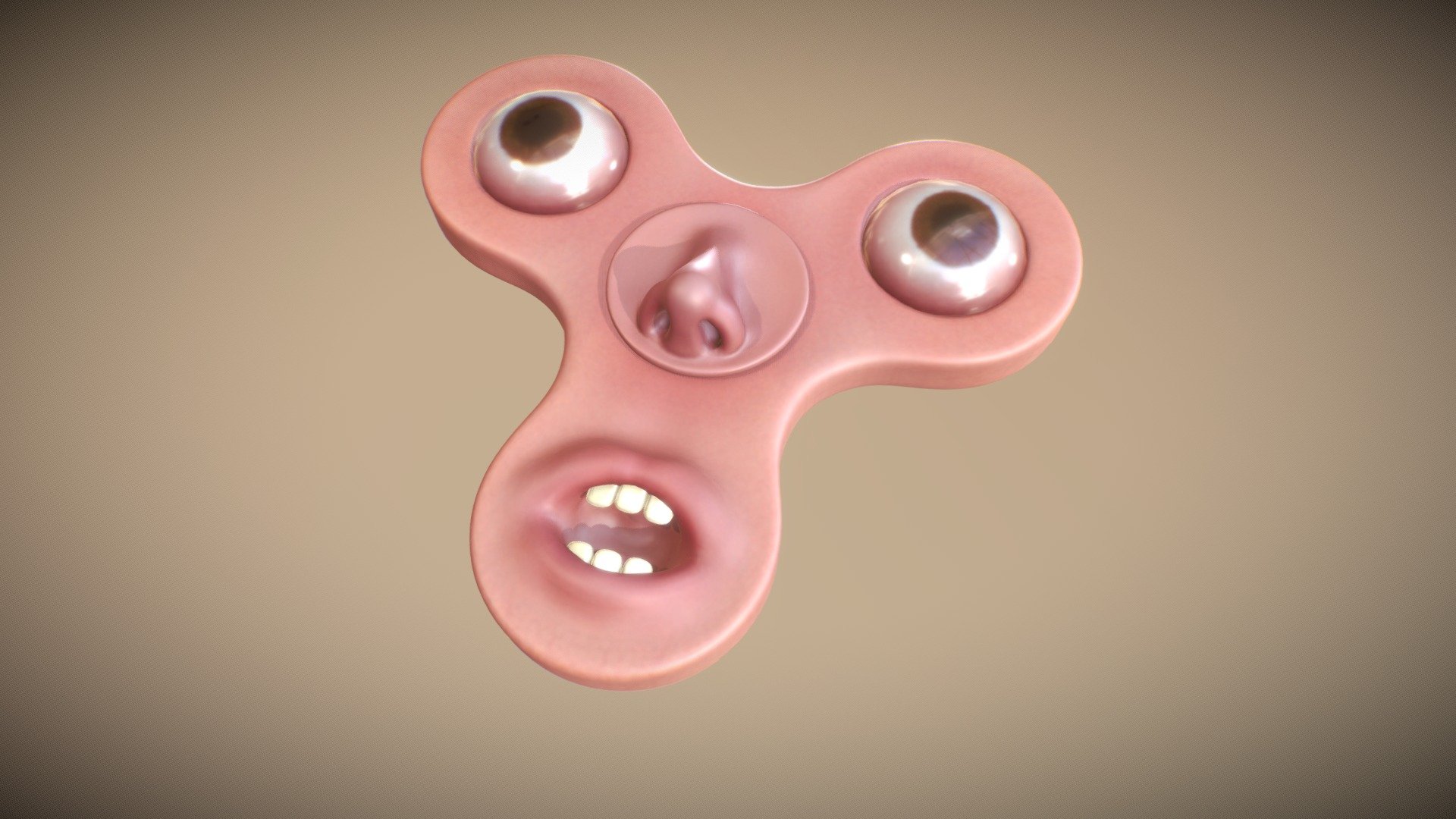 Just another weird creation, this time inspired by the internet phenomenon - Live Spinner - Download Free 3D model by act10x 3d model