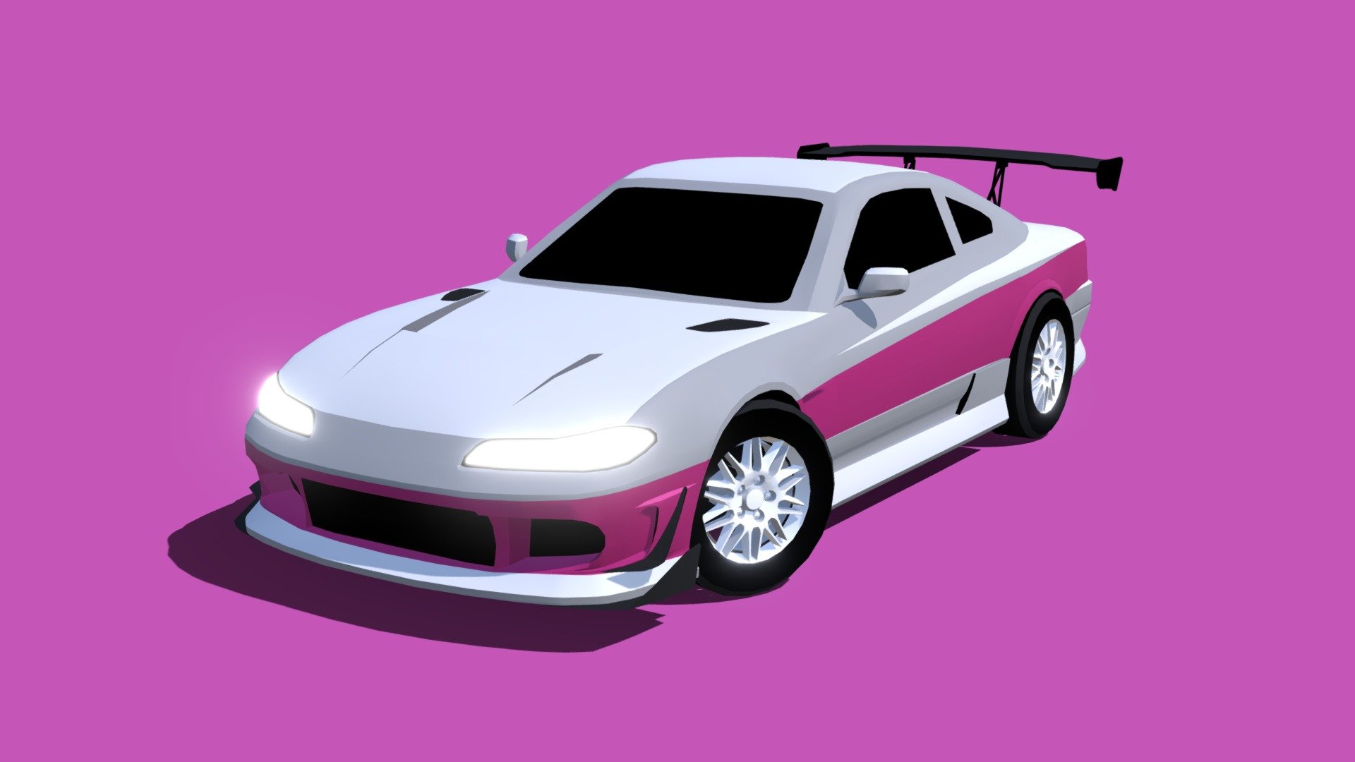 This is “Lissa”, a stylized car that is included in my 3D asset called STYLIZED: Drift Cars, which contains 14 unique drifting cars in 6 colors. Available in the Unity Asset Store and Sketchfab.

If you have any question, please write it in the comment section below 3d model