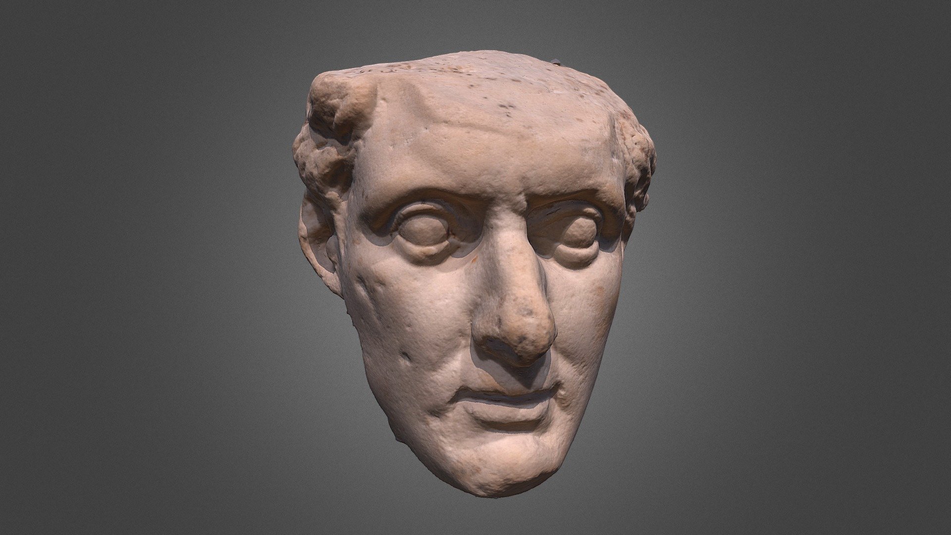 Head of Ptolemy | Soter (Savior)

Ptolemaic, 300-250 BC, Marble

Created in RealityCapture by Capturing Reality from 71 images in 00h:04m:49s 3d model