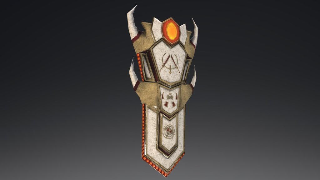 A Towershield for the Tallonite Weapons set themed after the Tallonite Faction from Everquest 2 by Daybreak Games 3d model
