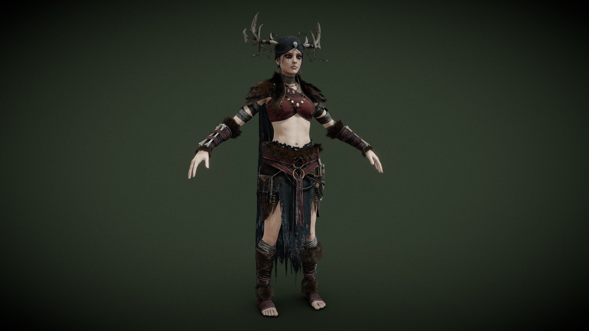 Character design with Druid style 

This production on Sketchfab included: 

3D model character and Textures same as you seen in 3D preview 



Watch my full package preview: Youtube 

Watch full character details on Artstation

Thank you for watching - Female Druid A - Buy Royalty Free 3D model by Quang Phan (@quangphan) 3d model