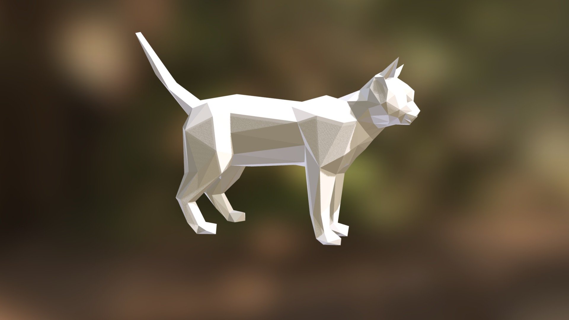 Low Poly 3D model for 3D printing. Cat Low Poly sculpture.  You can find this model for 3D printing in my shop:  -link removed-  Reference model: http://www.cadnav.com - Cat low poly model for 3D printing 3d model