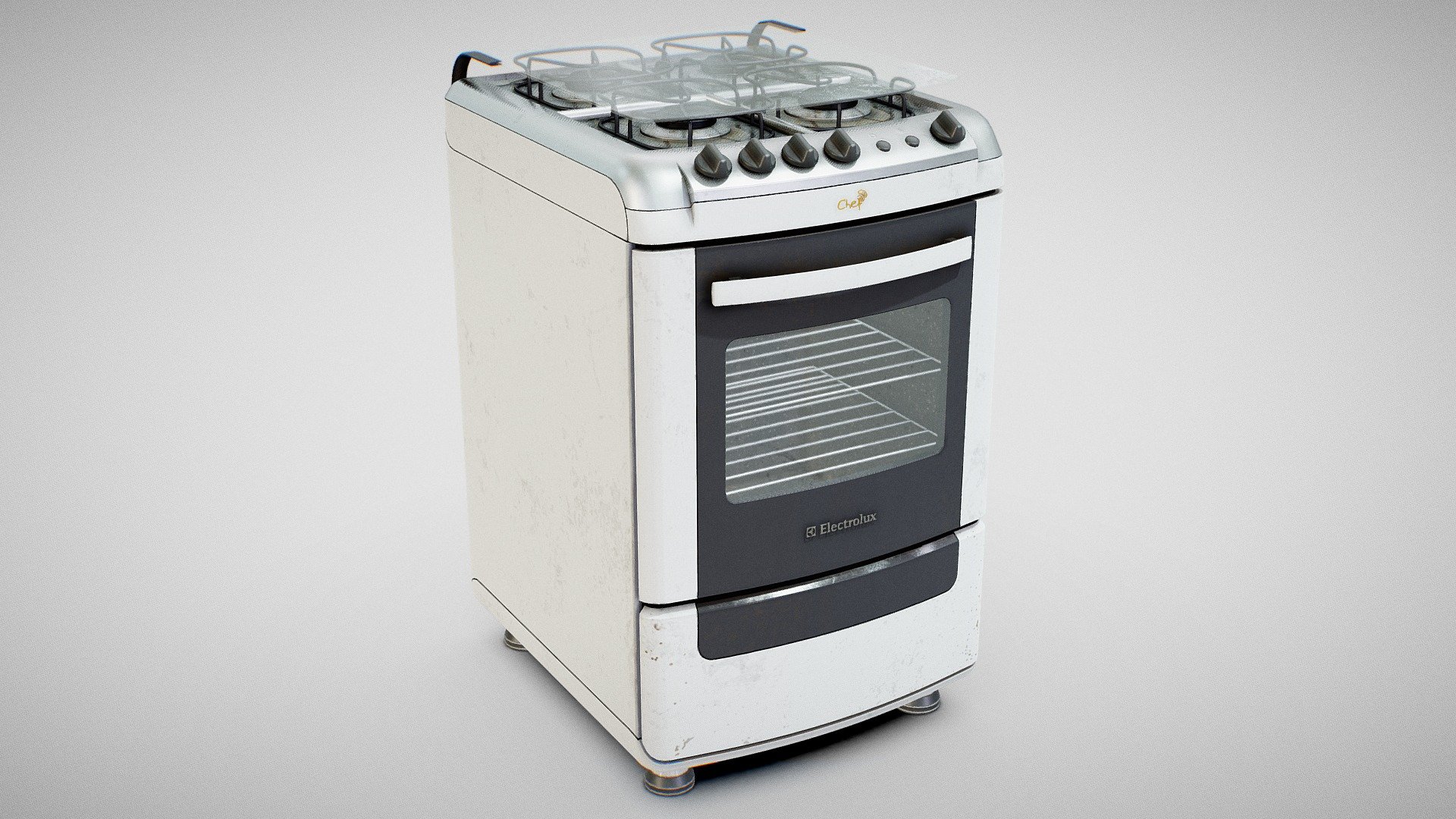 3D model of an Electrolux 52SM gas stove created using reference pictures.

3D Models:





Modeled using Blender 2.80 Beta.




BLEND, FBX, OBJ, STL and DAE formats.



Textures:





Created with Substance Painter.




4K 8-bit PNG format.




PBR Metal/Roughness standard.


 - Gas Stove - Electrolux 52SM (Used) - Buy Royalty Free 3D model by Fabio Orsi (@fabioorsi) 3d model