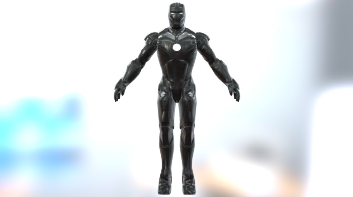 Iron Man Mark II - 3D model by beholdmidia 3d model
