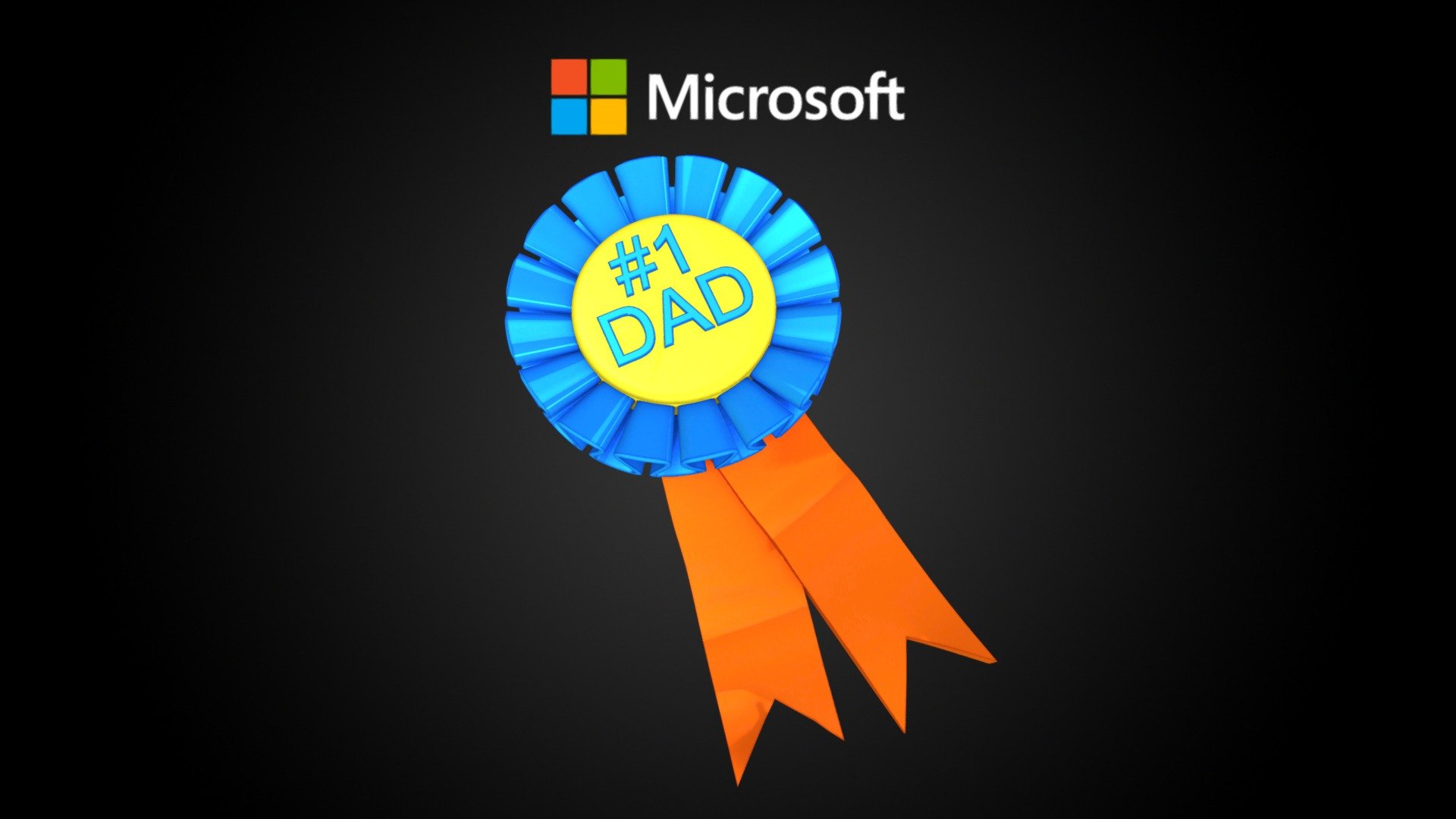 3d-print this fancy medal for a great father's day gift 3d model