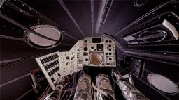 Mercury Redstone Cockpit moon, capsule, lost, nasa, spacecraft, earth, russian, astronaut, cockpit, redstone, tom, cosplay, major, mercury, space-ship, spaceexplorer, neil-armstrong, space