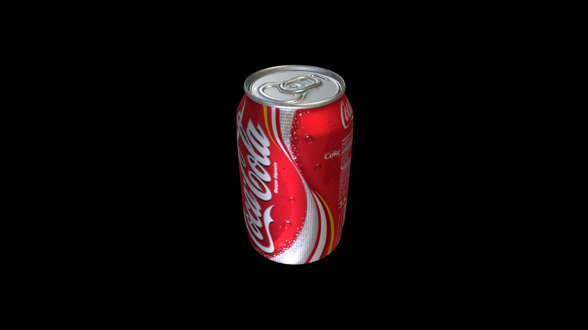 Can of coke high detailed - 4600 verts. You can replace the label with whatever brand you want 3d model