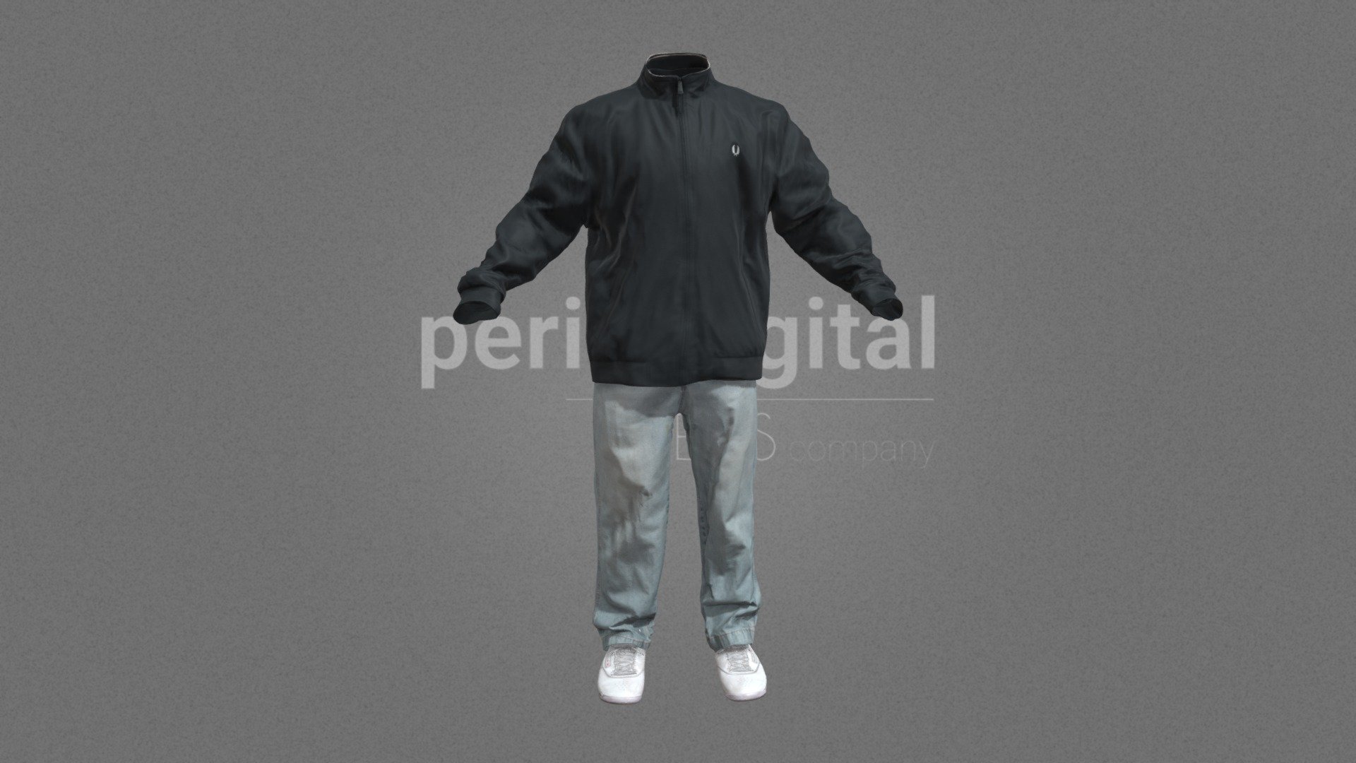 Black jacket, blue jeans, white shoes

PERIS DIGITAL HIGH QUALITY 3D CLOTHING They are optimized for use in medium/high poly 3D scenes and optimized for rendering. We do not include characters, but they are positioned for you to include and adjust your own character. They have a LOW Poly Mesh (LODRIG) inside the Blender file (included in the AdditionalFiles), which you can use for vertex weighting or cloth simulation and thus, make the transfer of vertices or property masks from the LOW to the HIGH model. We have included in Additional Files, the texture maps in high resolution, as well as the Displacement maps in high resolution too, so you can perform extreme point of view with your 3D cameras. With the Blender file (included in AdditionalFiles) you will be able to edit any aspect of the set . Enjoy it!

Web: https://peris.digital/ - 80s Fashion Series - Man 27 - 3D model by Peris Digital (@perisdigital) 3d model