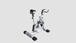 Gym equipment bike, 23, gym, equipment, stationary, am169, 3d, model, sport