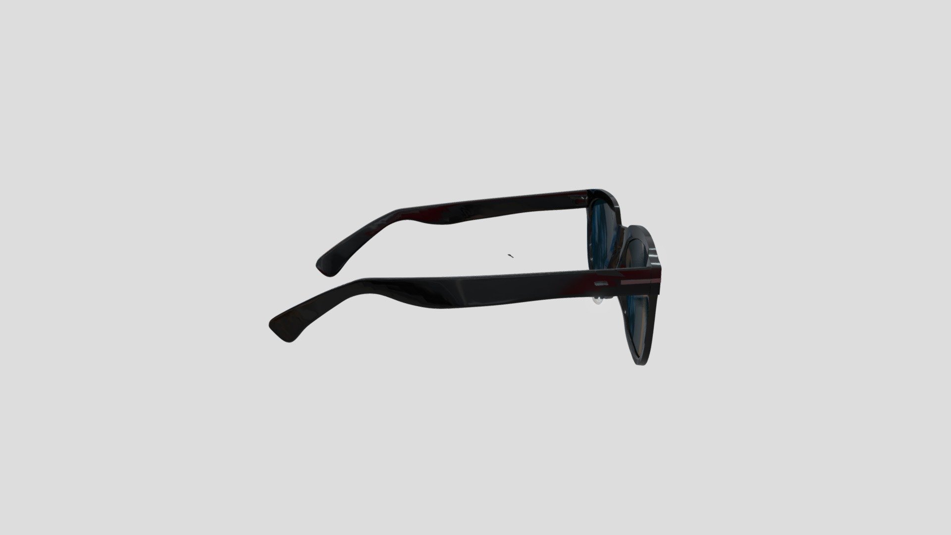 This is a 3D model of Lunettes Eyewear's top selling Sunglasses &ldquo;Cole Black