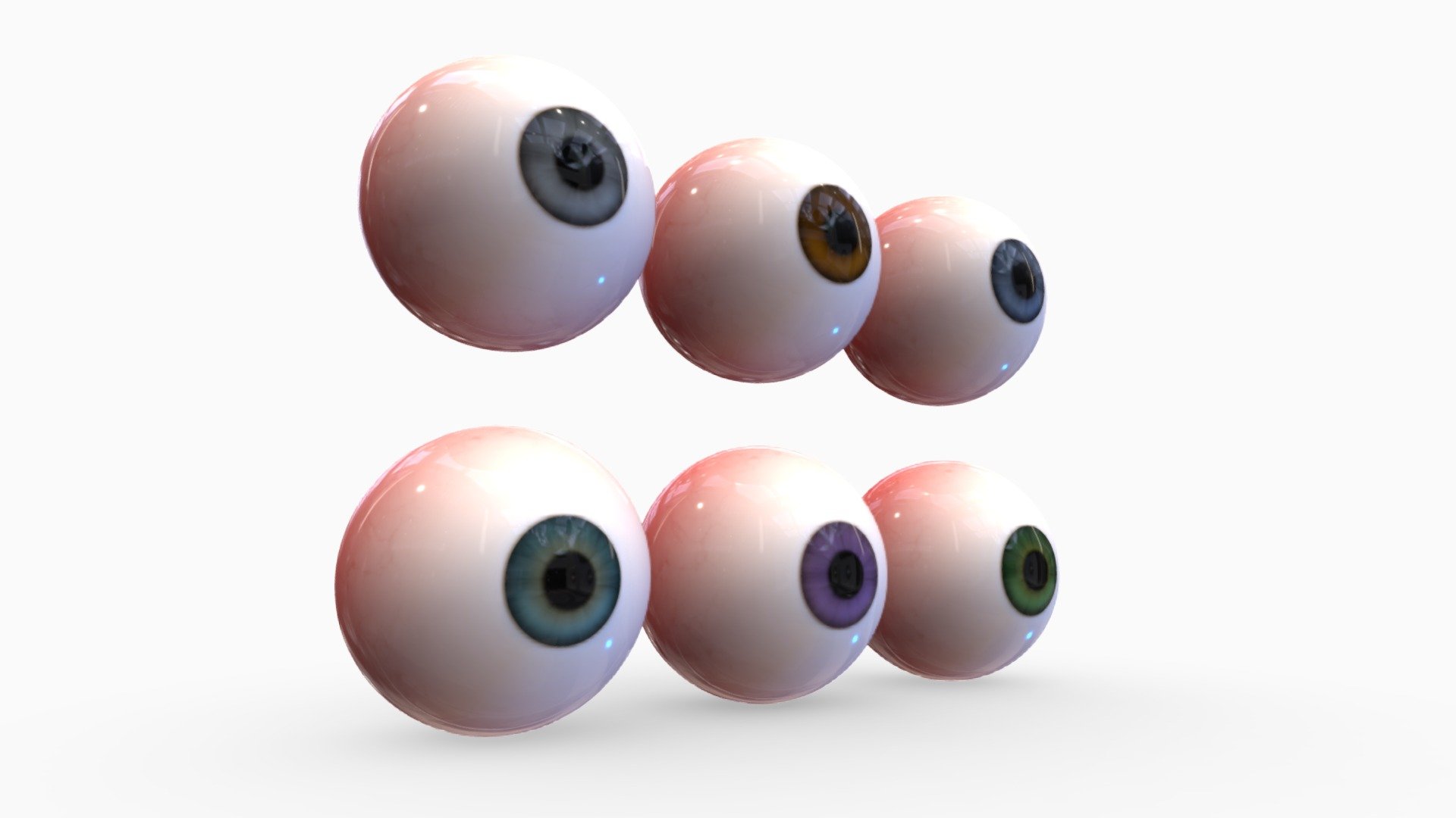 Cartoon Eye - Cartoon Eye - Buy Royalty Free 3D model by Andrew.Maria 3d model