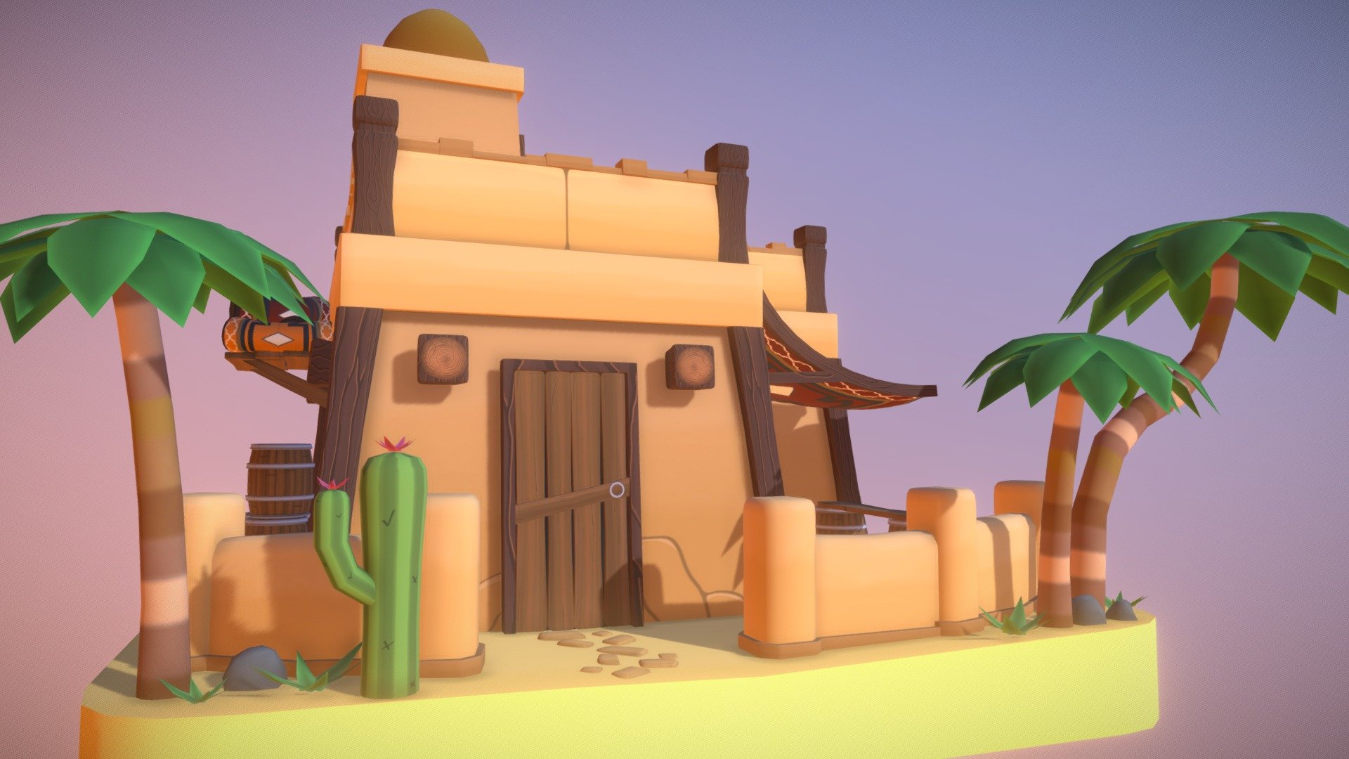 A Model Created for this years final assignement for Game Art at DAE.

All Models and Textures were created by me.

The goal of this assignement was to create a house from an ancient civilization with 1 meter of surroundings 3d model