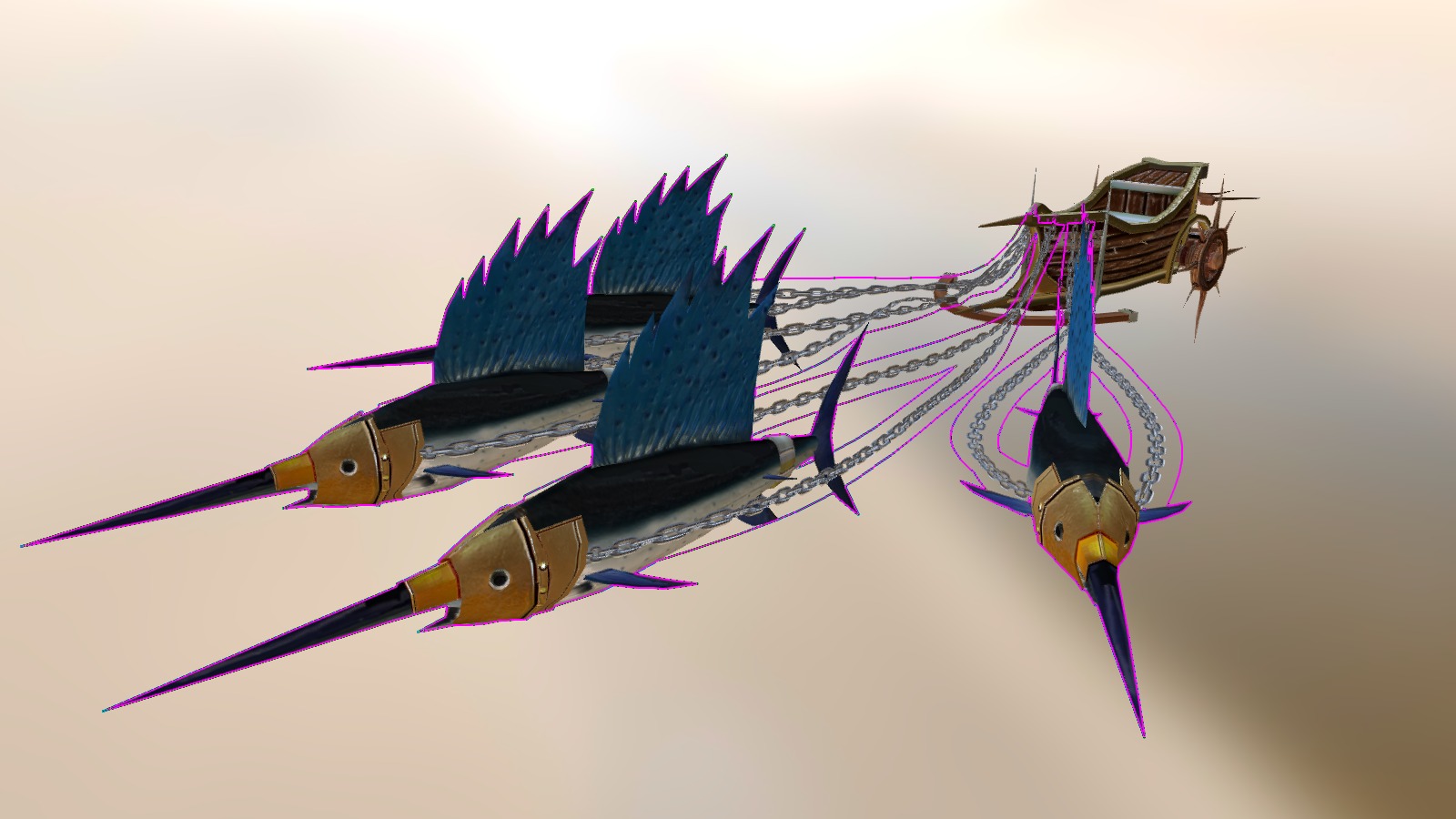 Ancient Sea Chariot - 3D model by genya 3d model
