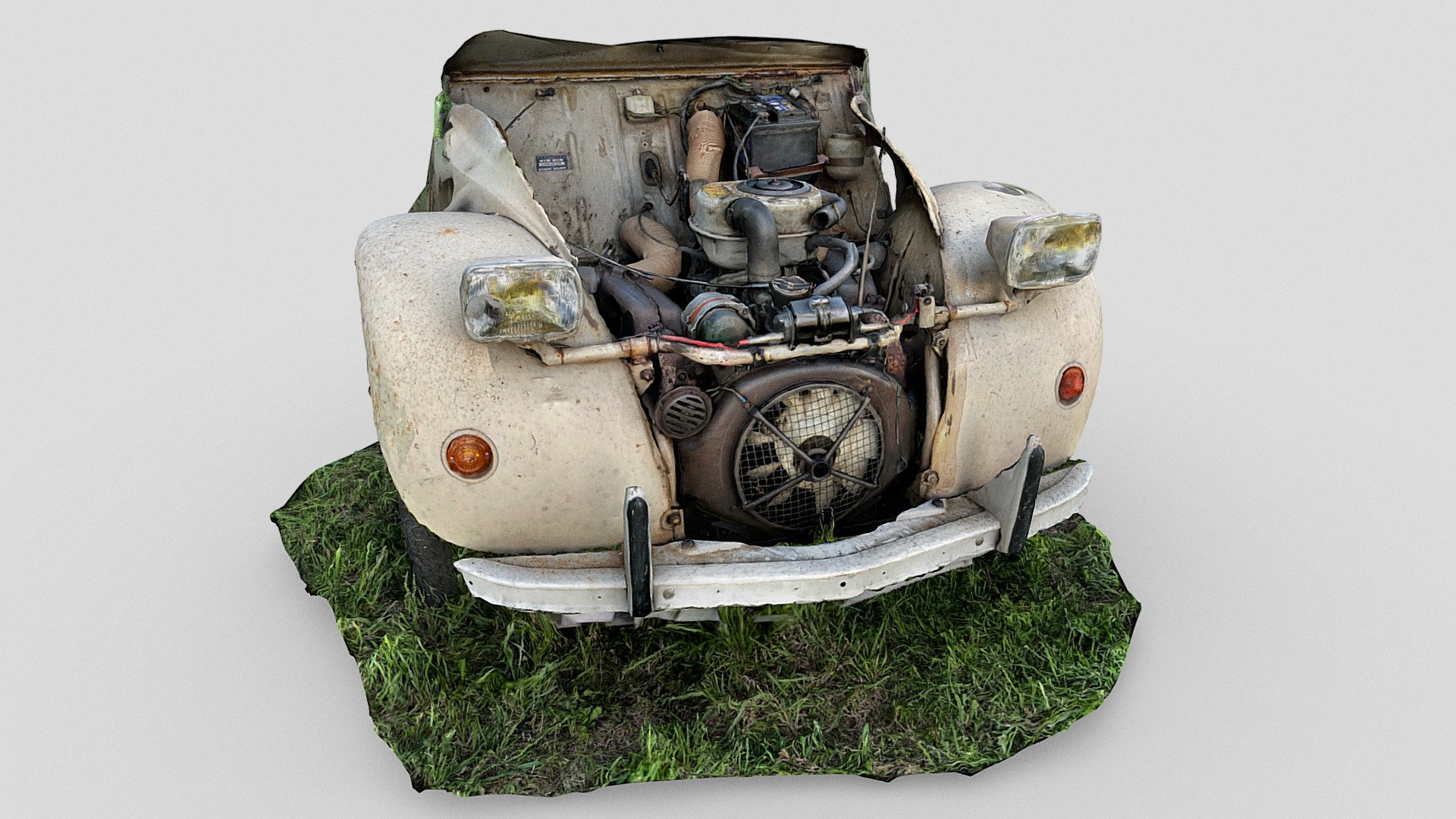 Probably the easiest car engine to mount/repair/maintain.



Scanned with the iPhone12 Pro and Photogramtree (Object Capture). Please feel free to follow my collections of daily scans (link) as well as my scans in San Francisco, Paris, or in the catacombs (link). Follow me on Twitter - Citroen 2CV engine - Download Free 3D model by Emm (@edemaistre) 3d model