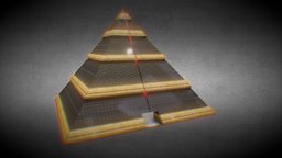 Sci-fi Pyramid modern, egypt, pyramid, sci-fi, technology, structure