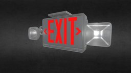 Exit Sign led, electronic, sign, emergency, hospital, public, fire, safety, commercial, exit, municipal, lighting, blender, cycles, door, egress