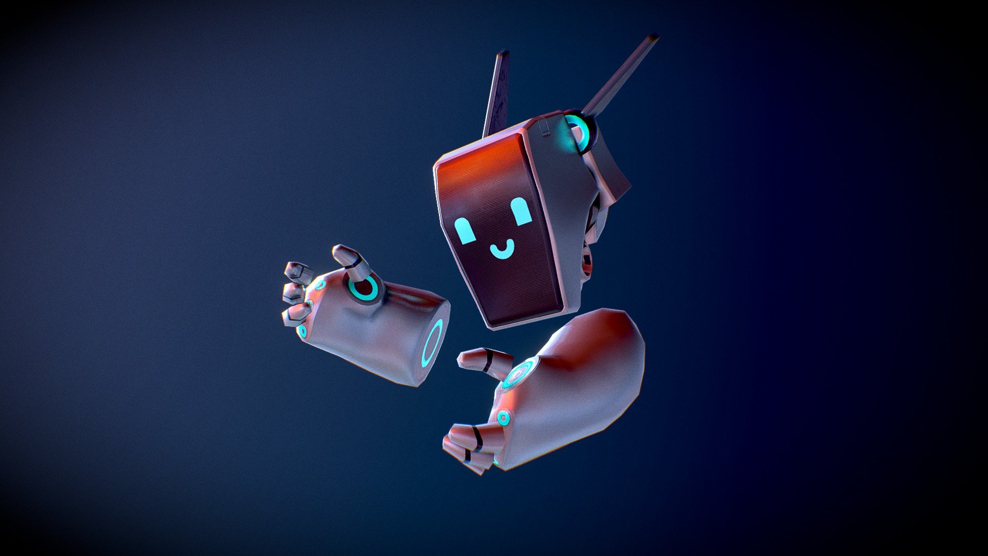 Set repeat animation to see loops
Party Pumper VR game - Steam link to download the game
Artstation

My part of work: Rig, Animations - Robot helper ANIMATION - 3D model by GenEugene 3d model