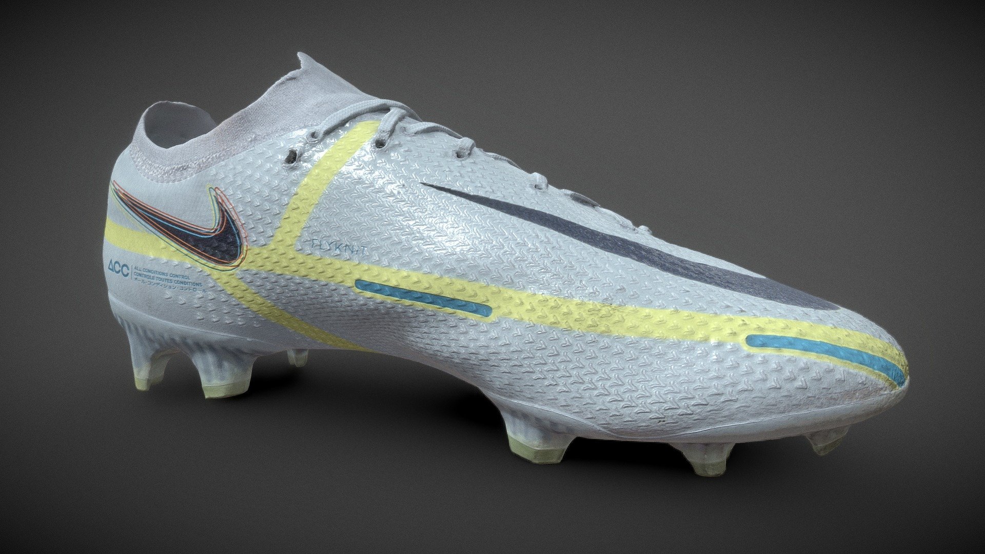 Nike Phantom Football Shoes Photogrammetry scan for the Nike Never Settle ad campain.
250k triangles model with 8K textures 3d model
