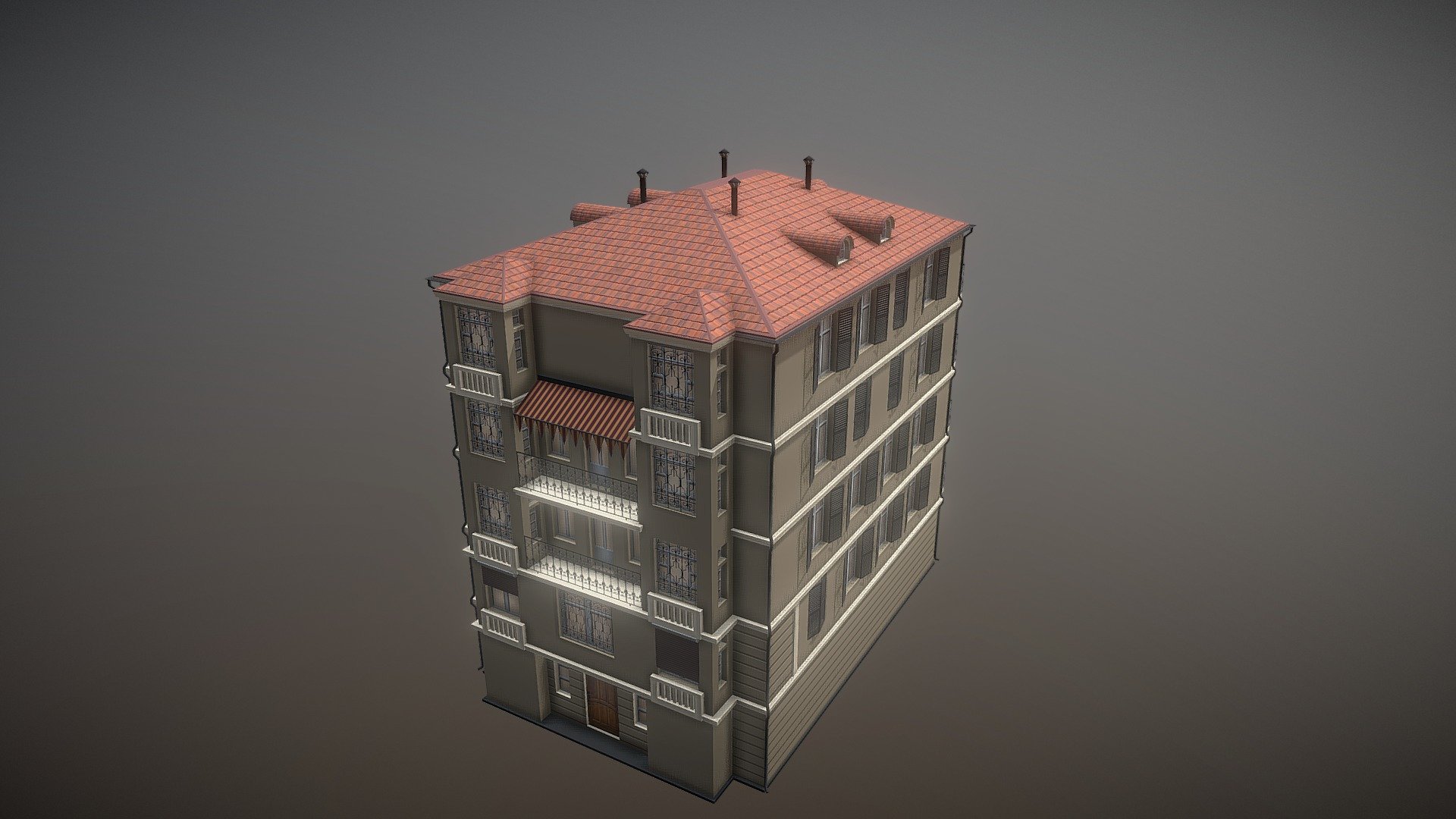 Another random building from Monaco. Asset for Cities: Skylines. Made for unannounced project.  Buy model - Residential building 2 (Monaco) - 3D model by Aleksandr Shevchenko (@furious93rus) 3d model