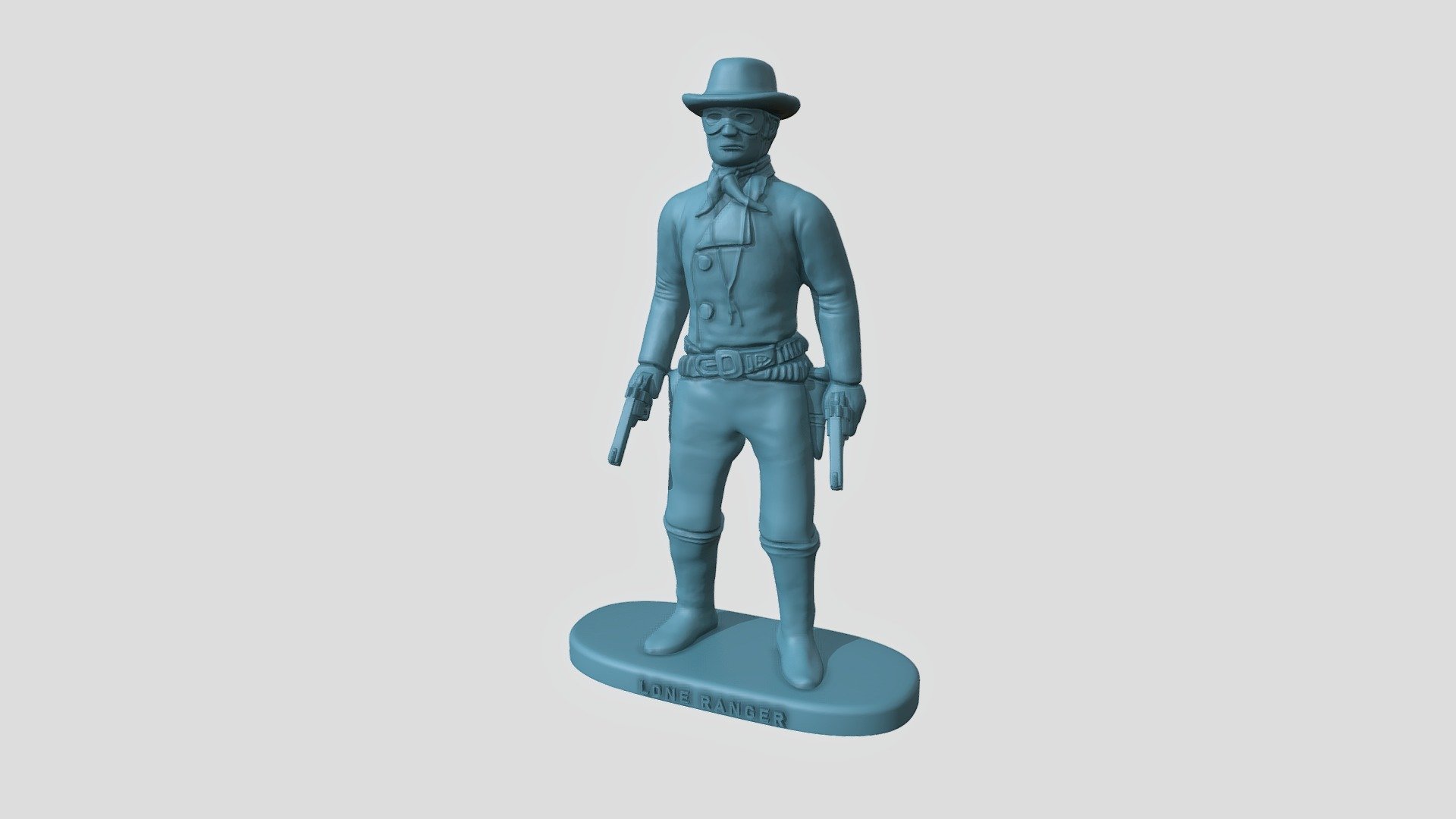 #77 - Lone Ranger - 3D model by 3DCraft (@insta3dcraft) 3d model
