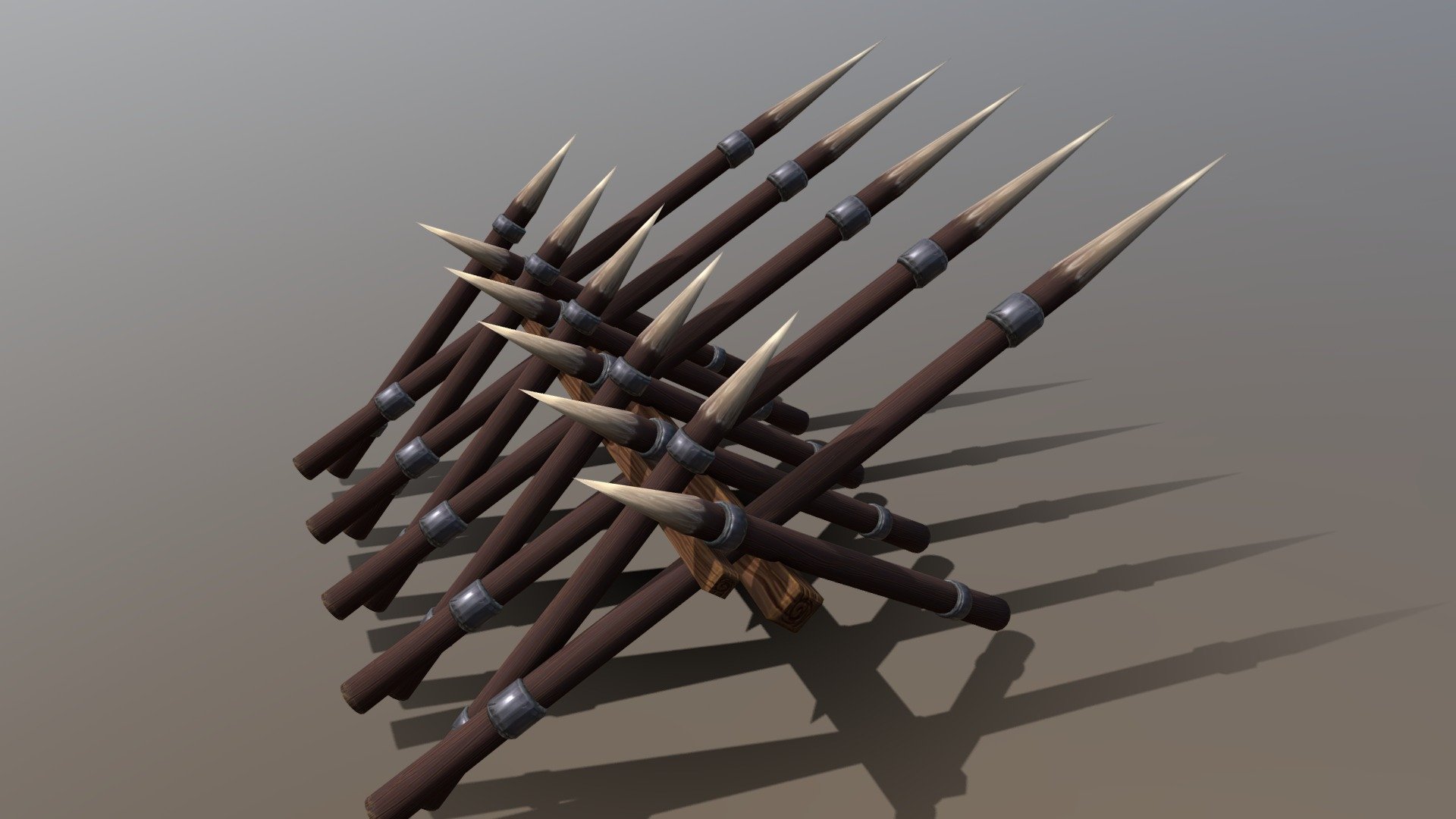 Wooden palisades for the orc camp inspired by Brainchildpl's youtbe videos 3d model