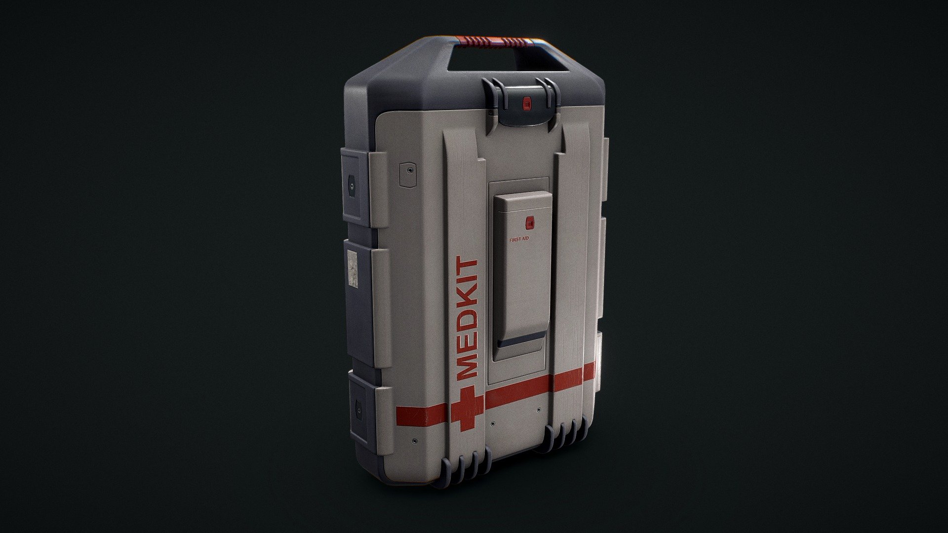 Medkit Game ready asset
Hello! Long time since my last publication and now I'm back with good stuff!
SEE THIS MODEL ON ARTSTATION

For this one I also did Russian localization.
I used 3ds Max for modeling, RizomUV for UV, Marmoset Toolbag for baking and rendering, texturing in Substance Painter, editing in Photoshop.

Work-In-Progress video https://youtu.be/pP2lbaxYatY

Original concept by David Heidhoff


P.S.: 1 texture set, 2719 Tris
Thanx - Medkit - 3D model by Maria Savelyeva (@erinsavel) 3d model