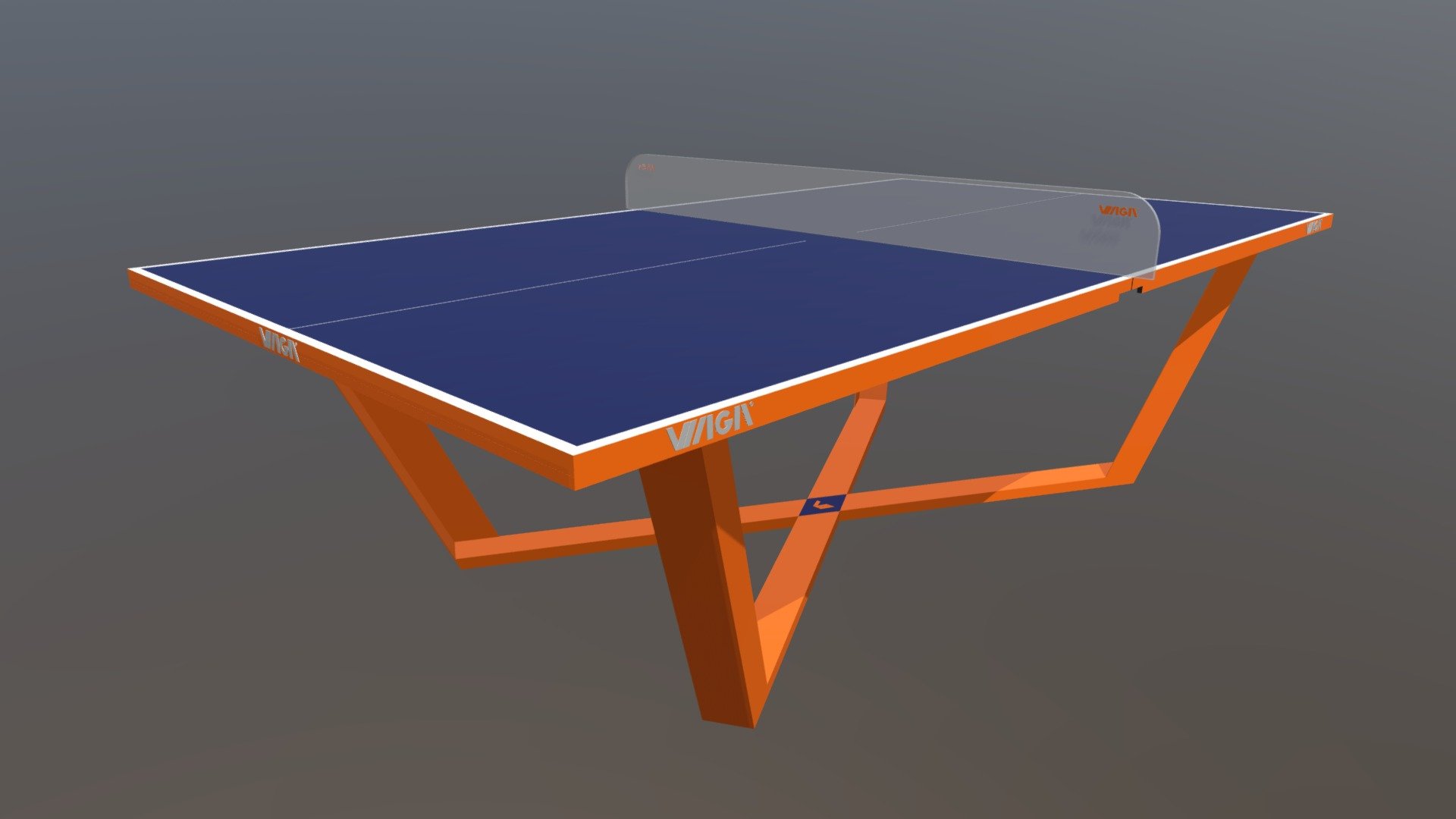 ( WAGA-X Original Model )
Table tennis Table in Thailand
 / made in Thailand
Ref: http://www.wagasport.com/ml25.html - TABLE TENNIS Orig - Download Free 3D model by KimtueKP 3d model