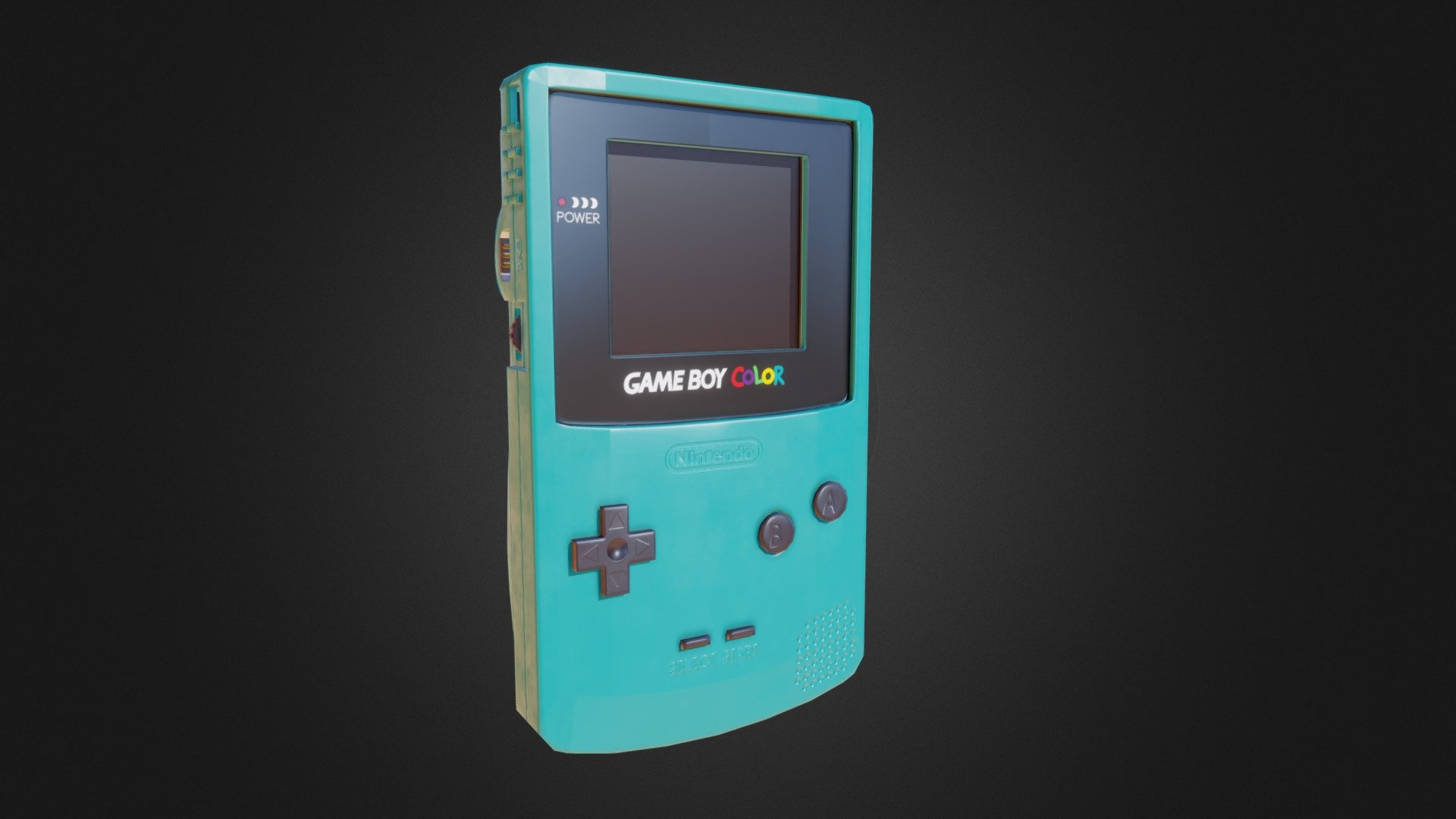 This is my 2nd attempt at modeling a Gameboy Color. I have learned a lot since my last attempt and wanted to try and apply some of that new knowledge. Major differences are that this is textured, it has a normal map baked from a highpoly mesh and uses a PBR workflow as well as being better detailed 3d model
