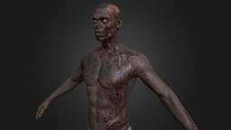 Urban Zombie angry, unreal, wound, angel, rotten, hiphop, decayed, unity3d, horror, zombie