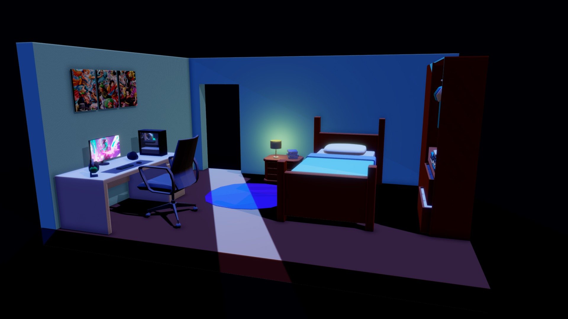 Isometric room - Isometric Room WIP - 3D model by TiagoGR 3d model