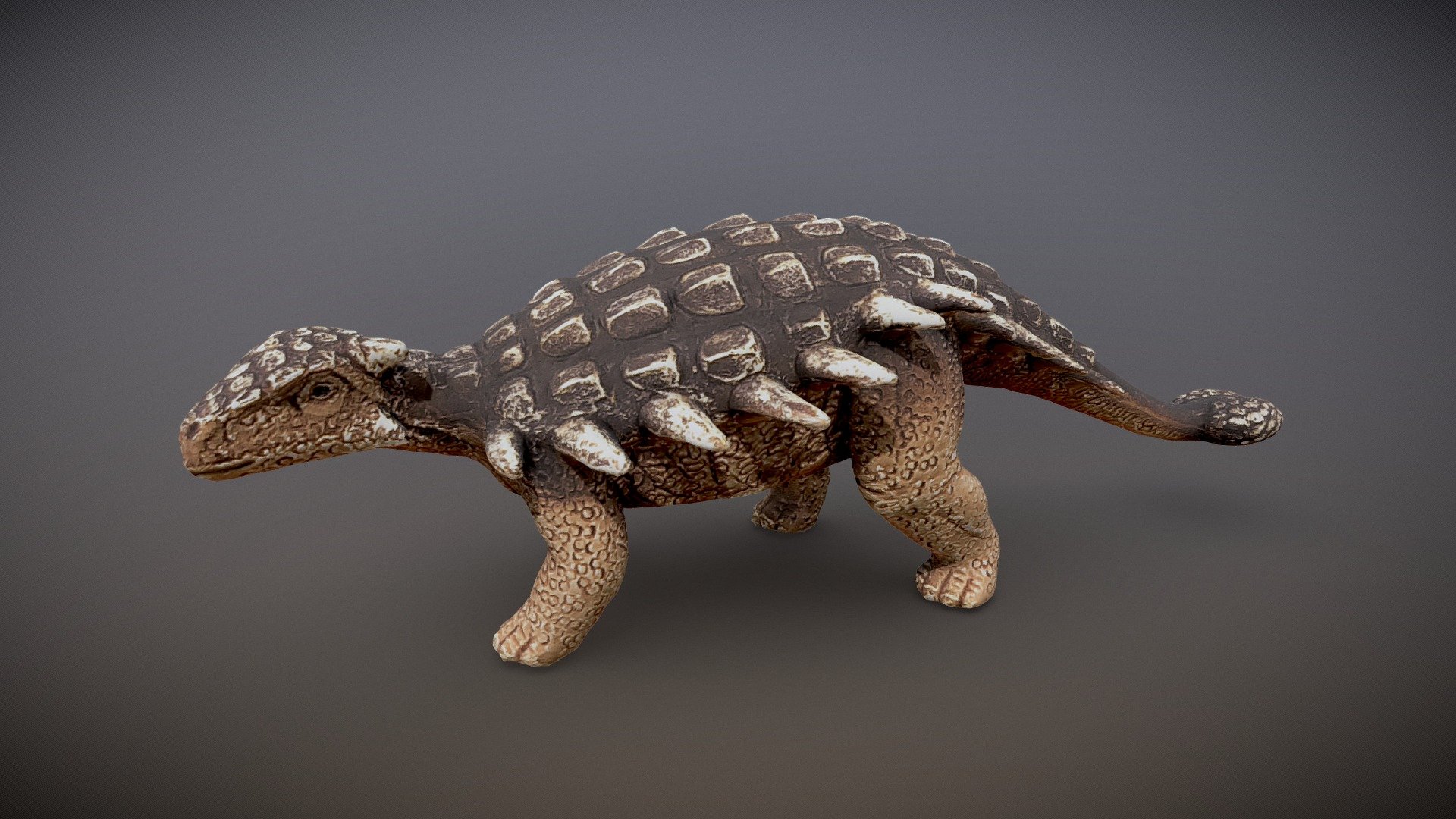 Ankylosaurus figure - Ankylosaurus - Buy Royalty Free 3D model by FletchTech 3d model